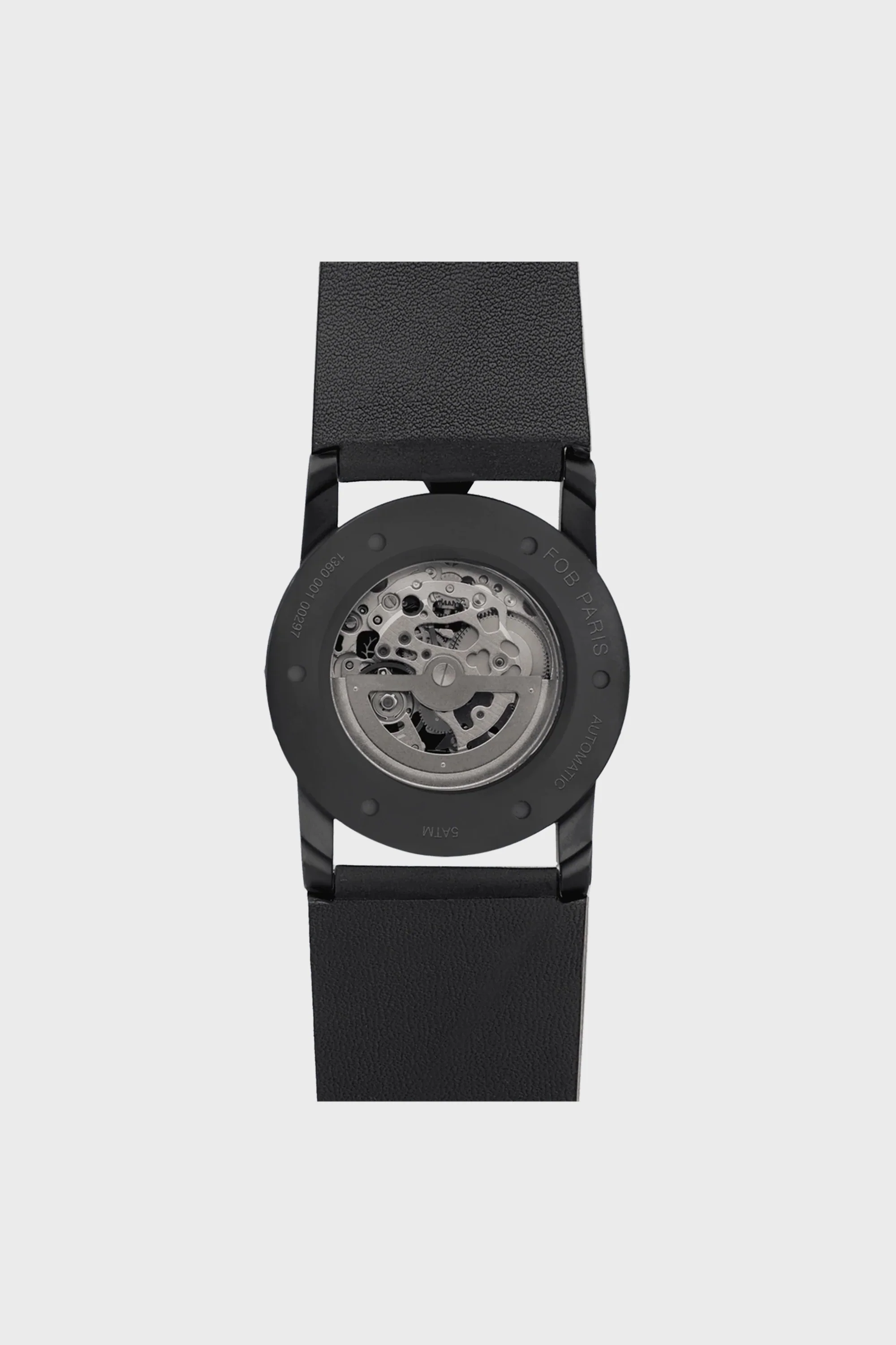 R413 BLACK MATTE SKELETON / BLACK LEATHER - Image 2