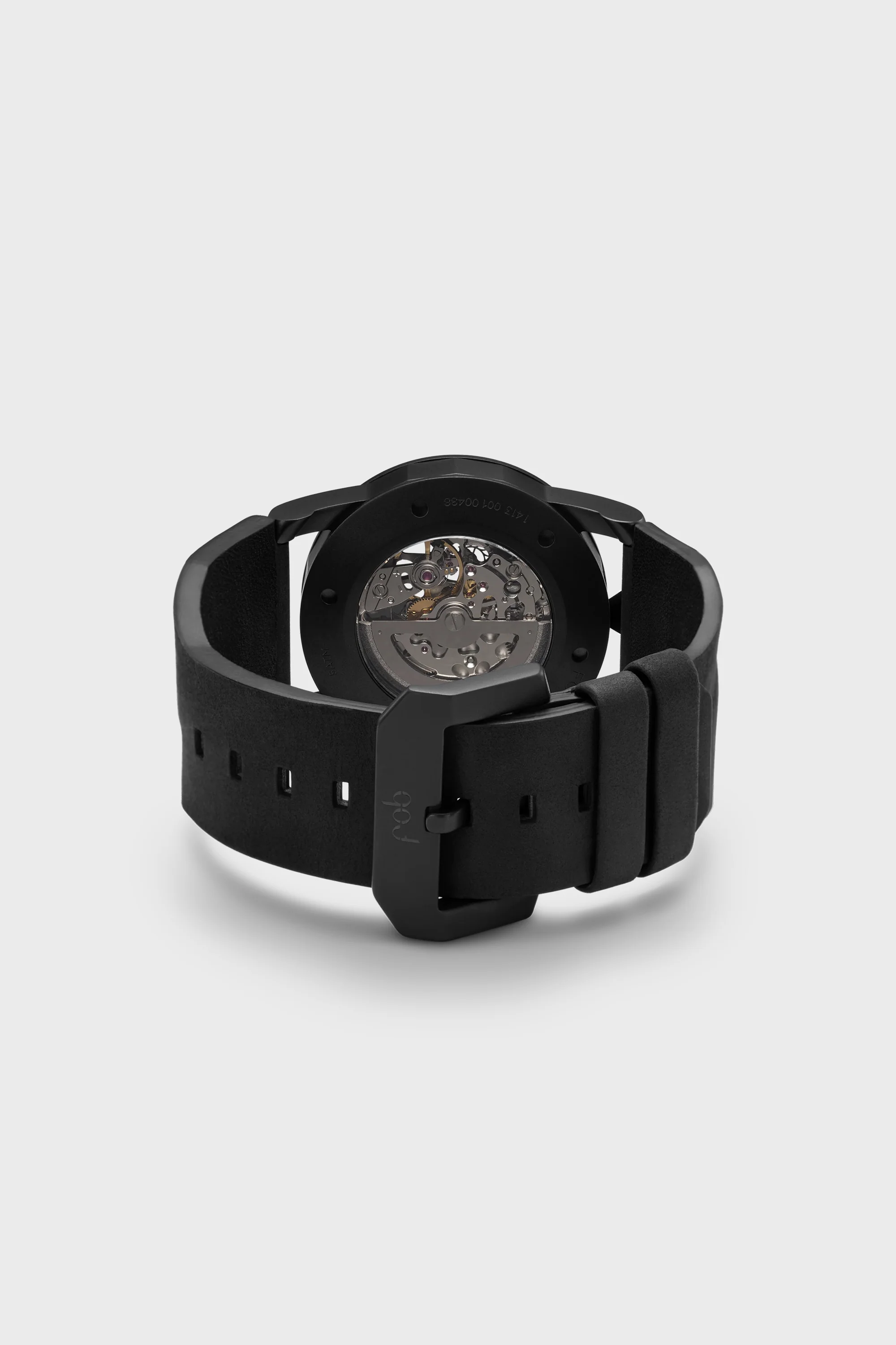 R413 BLACK MATTE SKELETON / BLACK LEATHER - Image 3