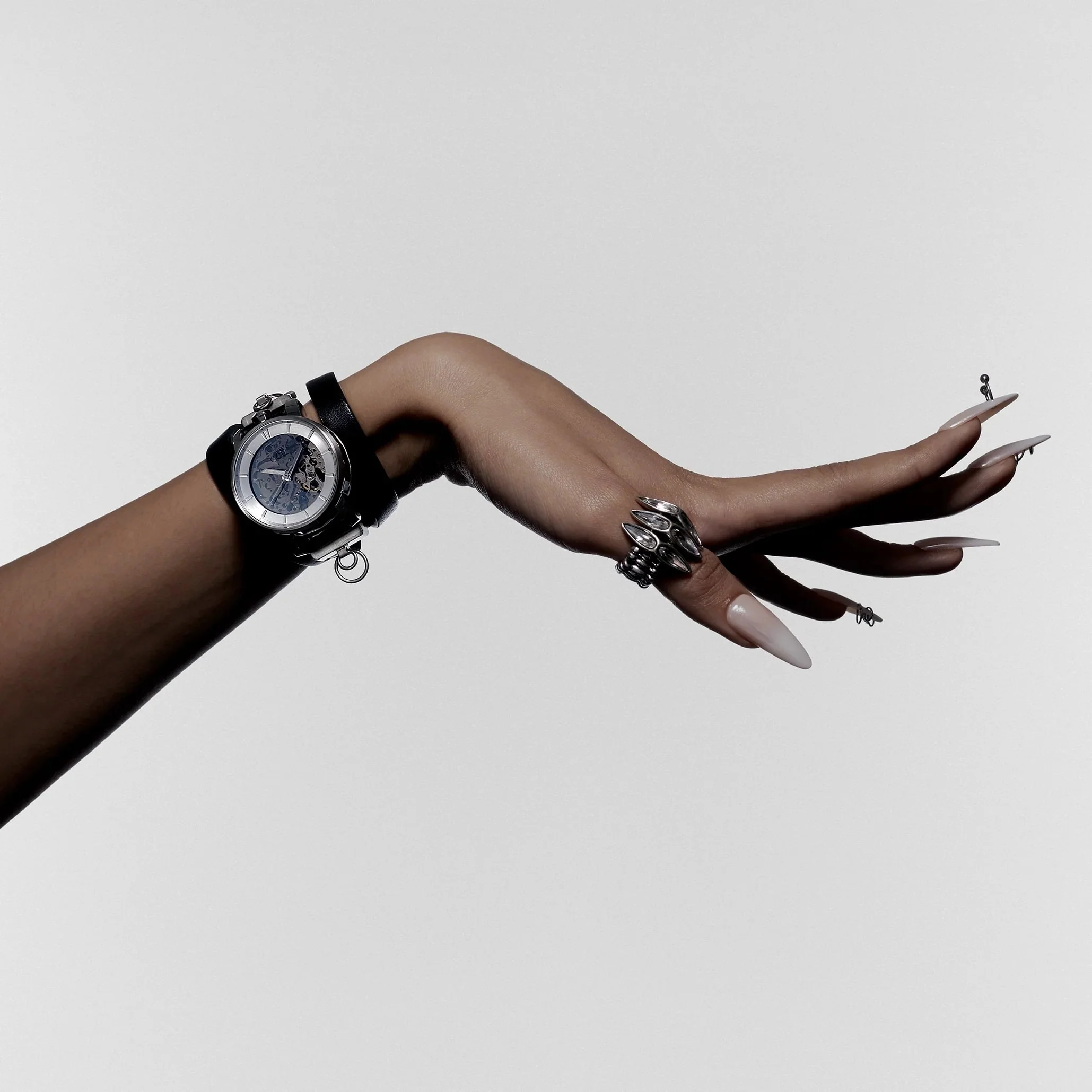 R360 SILVER METAL / TRIPLE BLACK LEATHER - Image 4