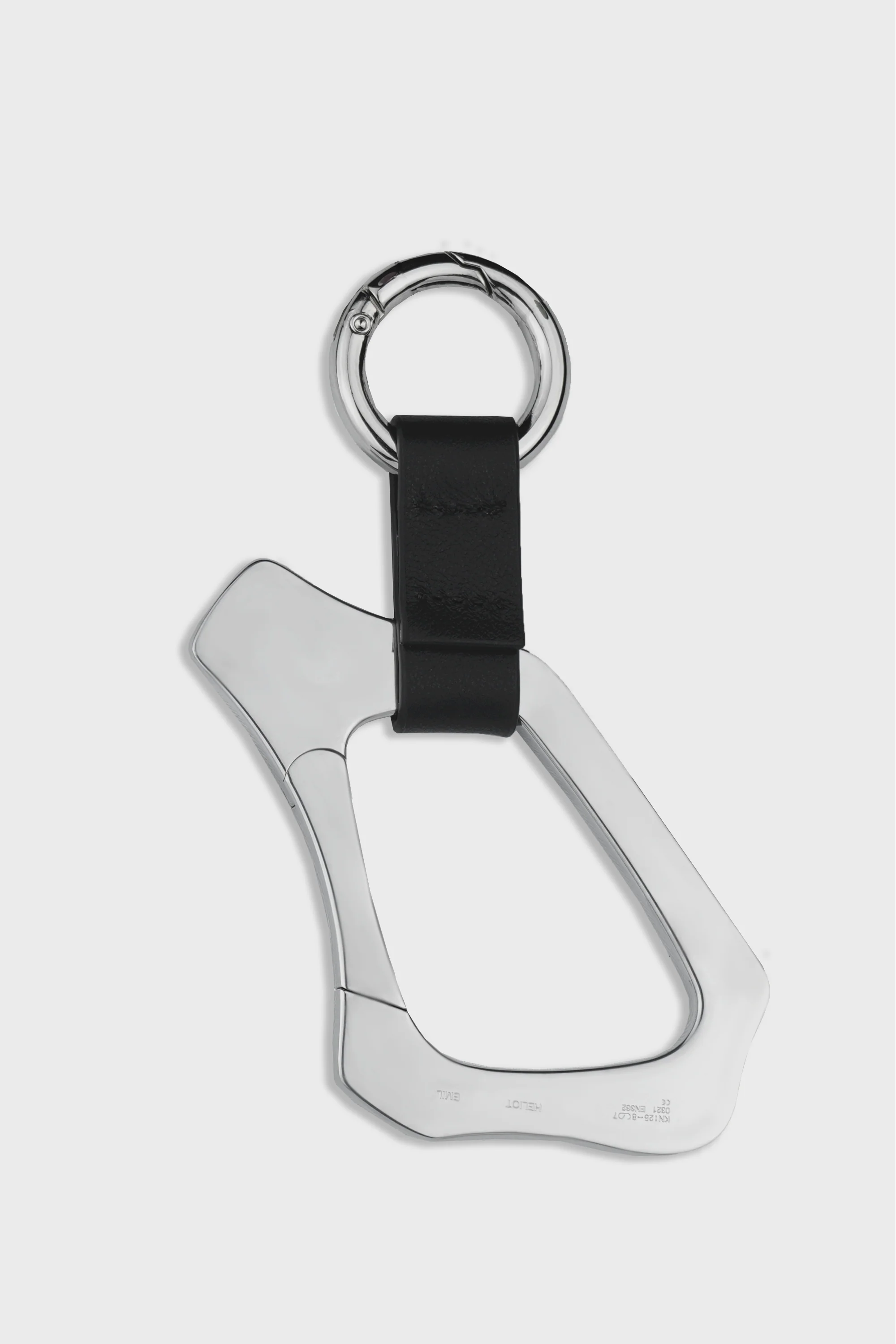 CARABINER KEYCHAIN BLACK - Image 2