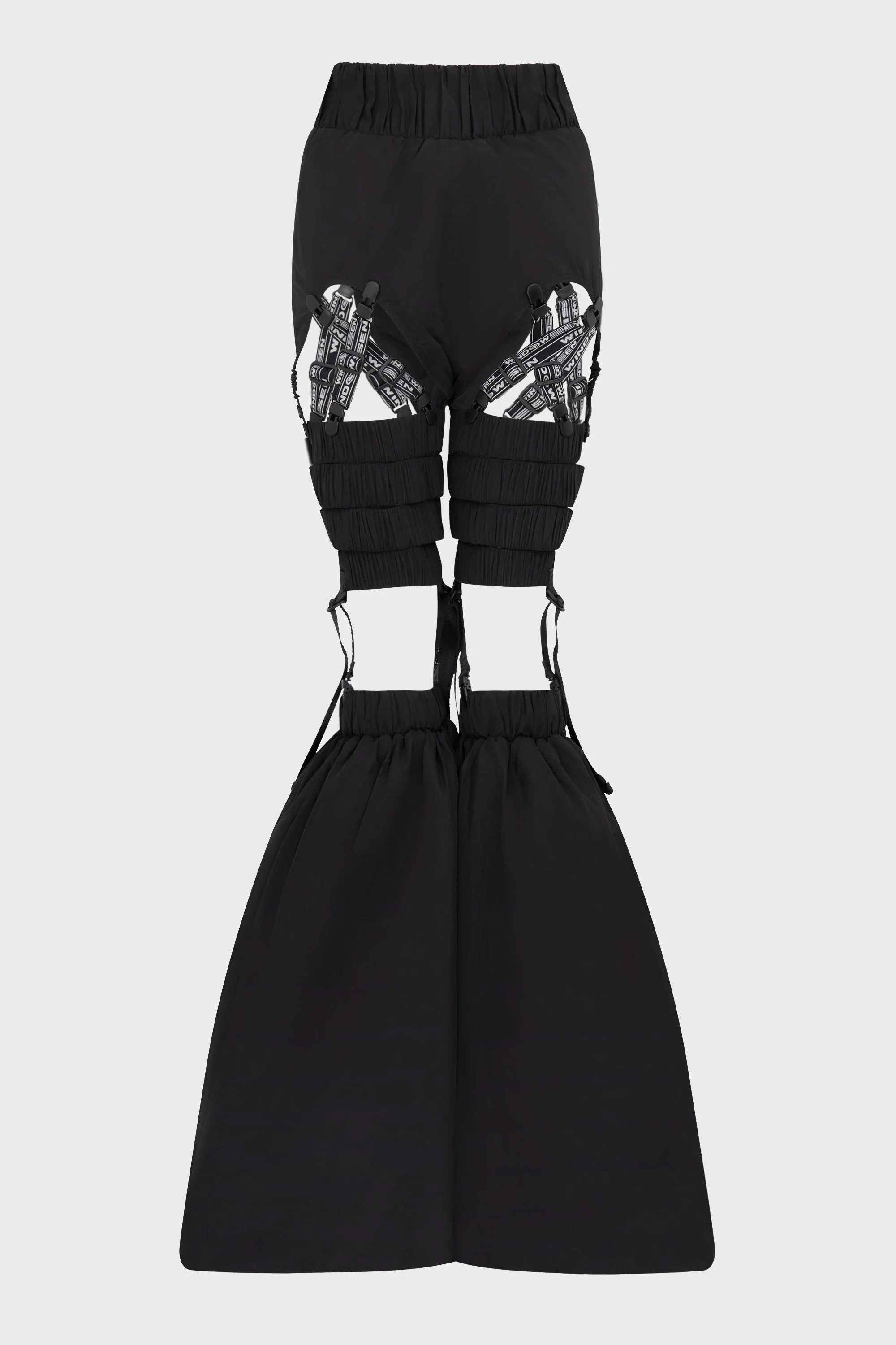 HOLLOW OUT PANTS WITH DETACHABLE FLARED TROUSER LEGS - Image 3