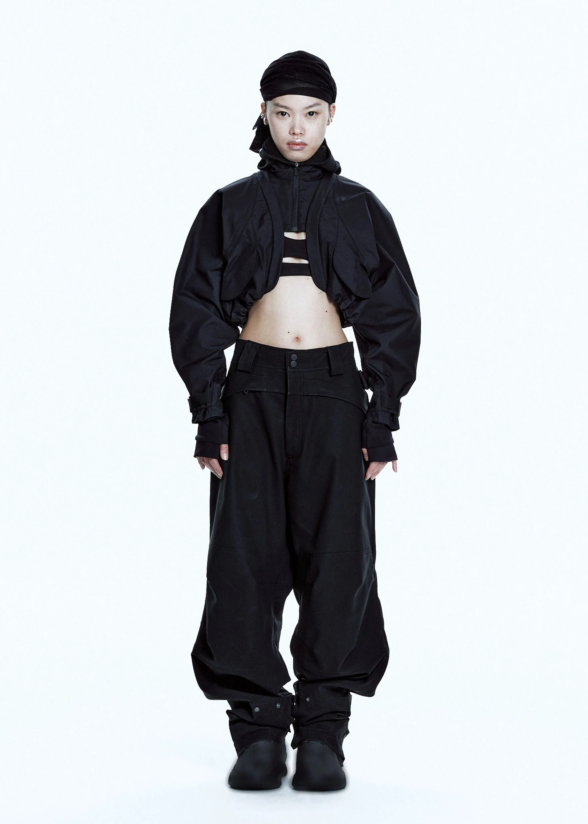 BIKER PANTS W/ DETACHABLE BAG - Image 2