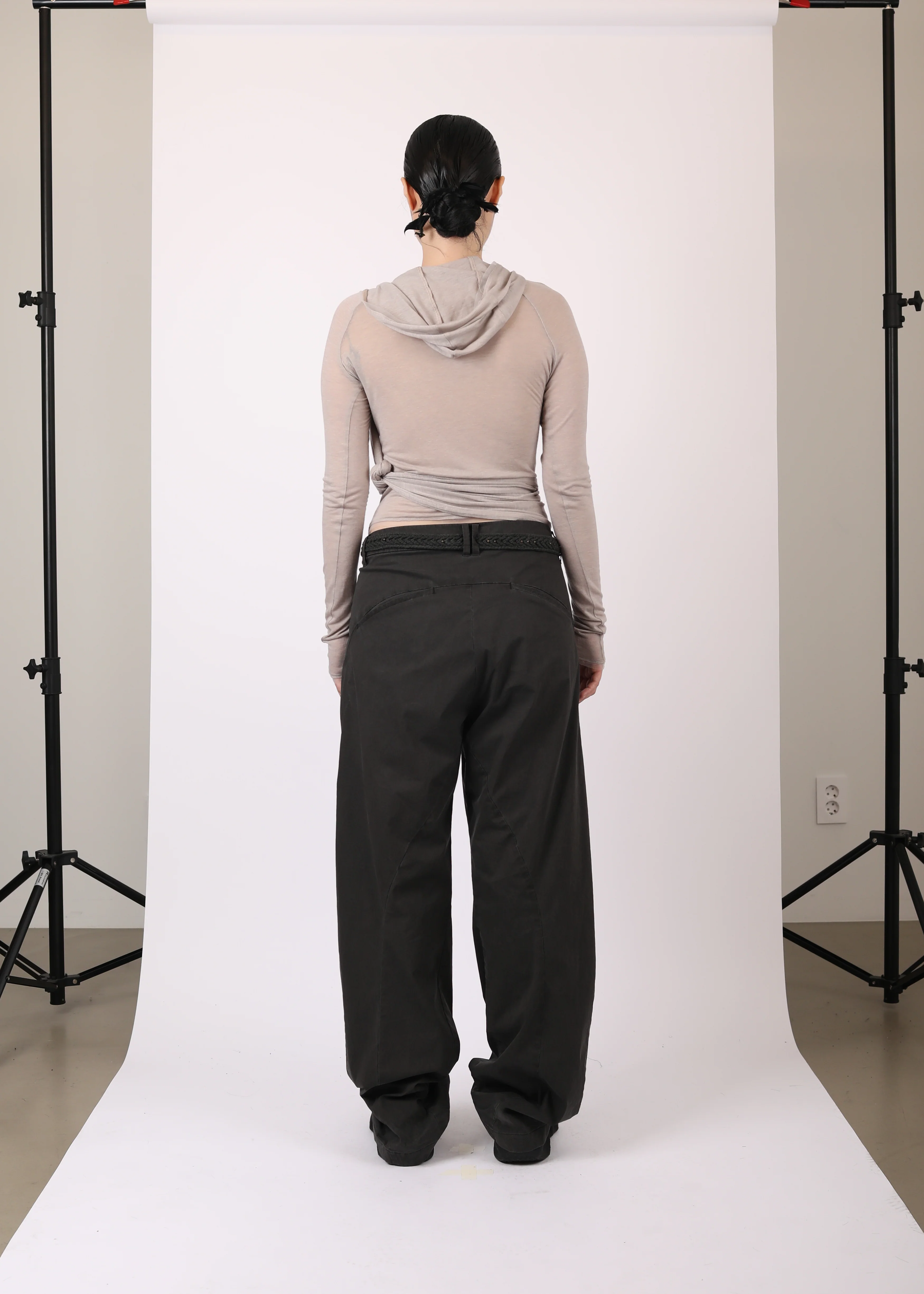 HOODED KNOT L/S WARM GREY - Image 5
