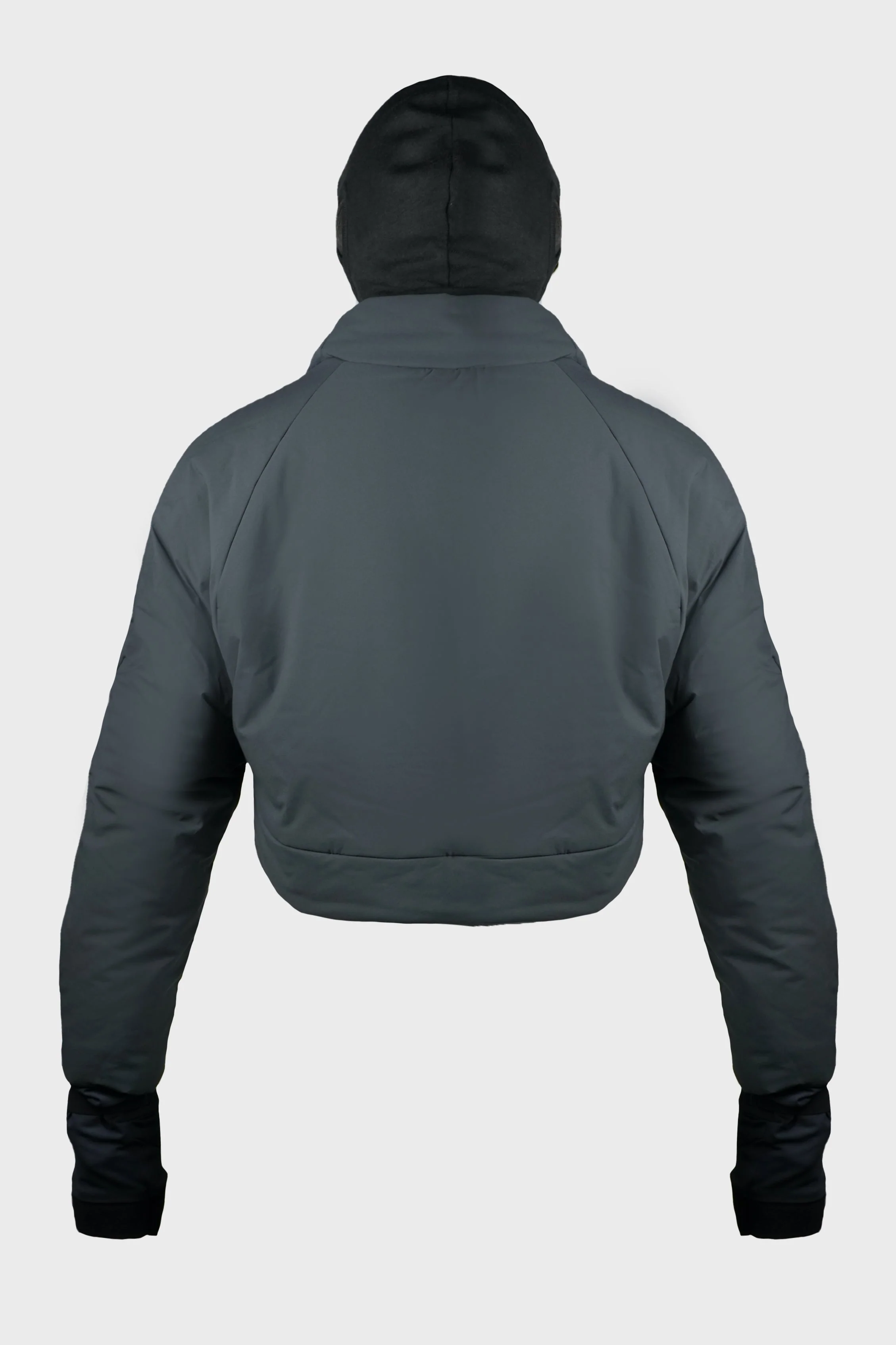 PADDED HARNESS JACKET W/ BALACLAVA CHARCOAL - Image 3