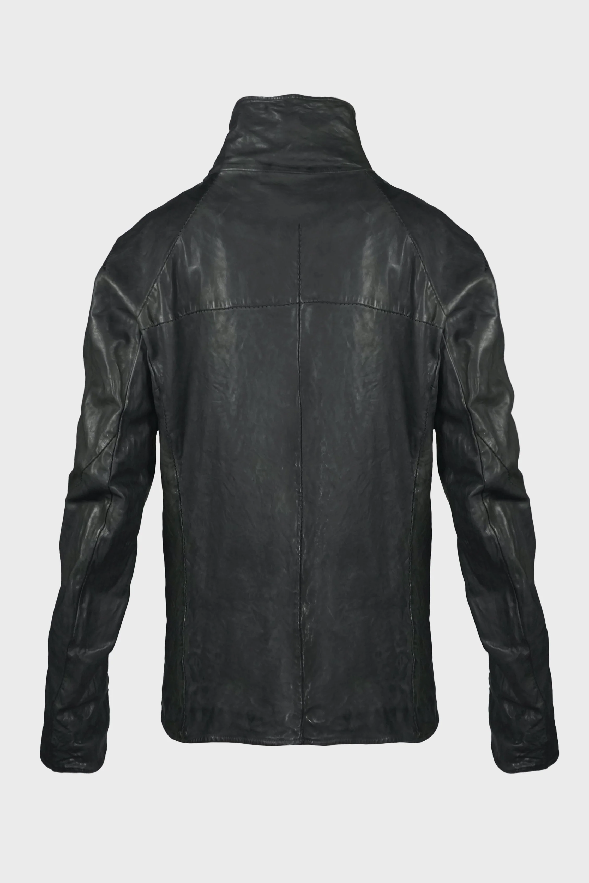 HIGH NECK BLOUSON DARK GREY BLACK - Image 2
