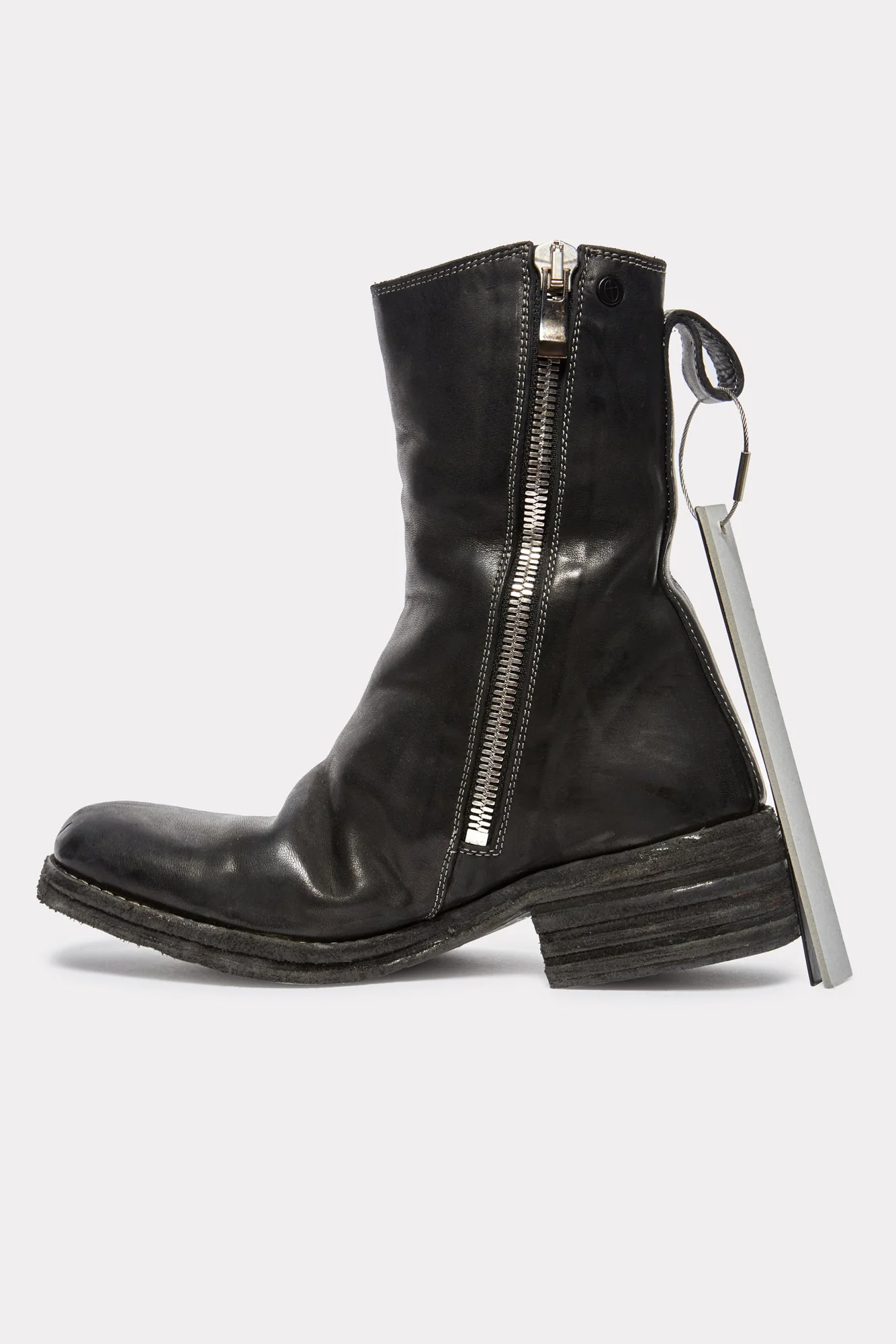 LEATHER HEELED BOOTS (WOMENS) - Image 3