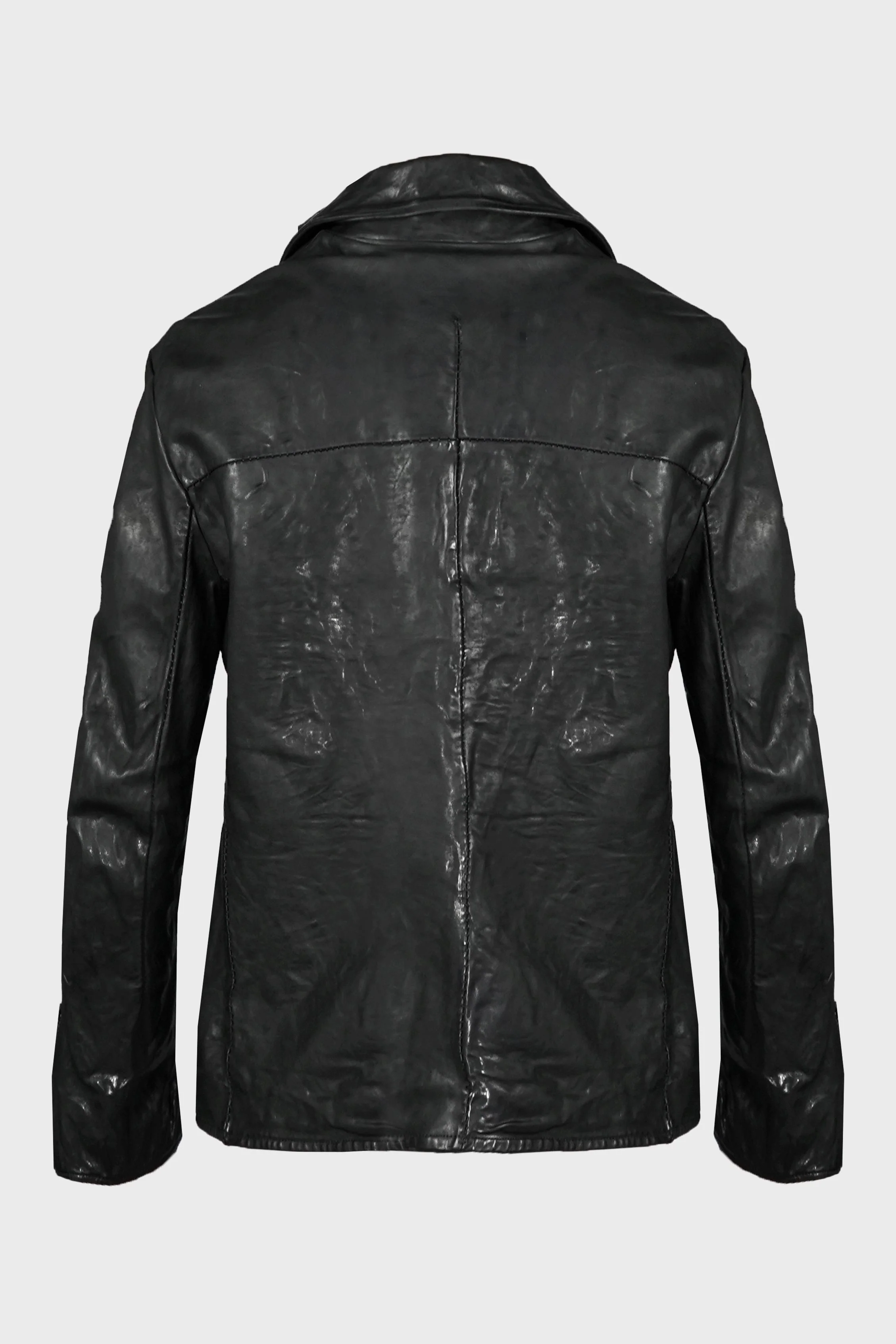 SHIRT COLLAR ZIP BLOUSON BLACK - Image 2