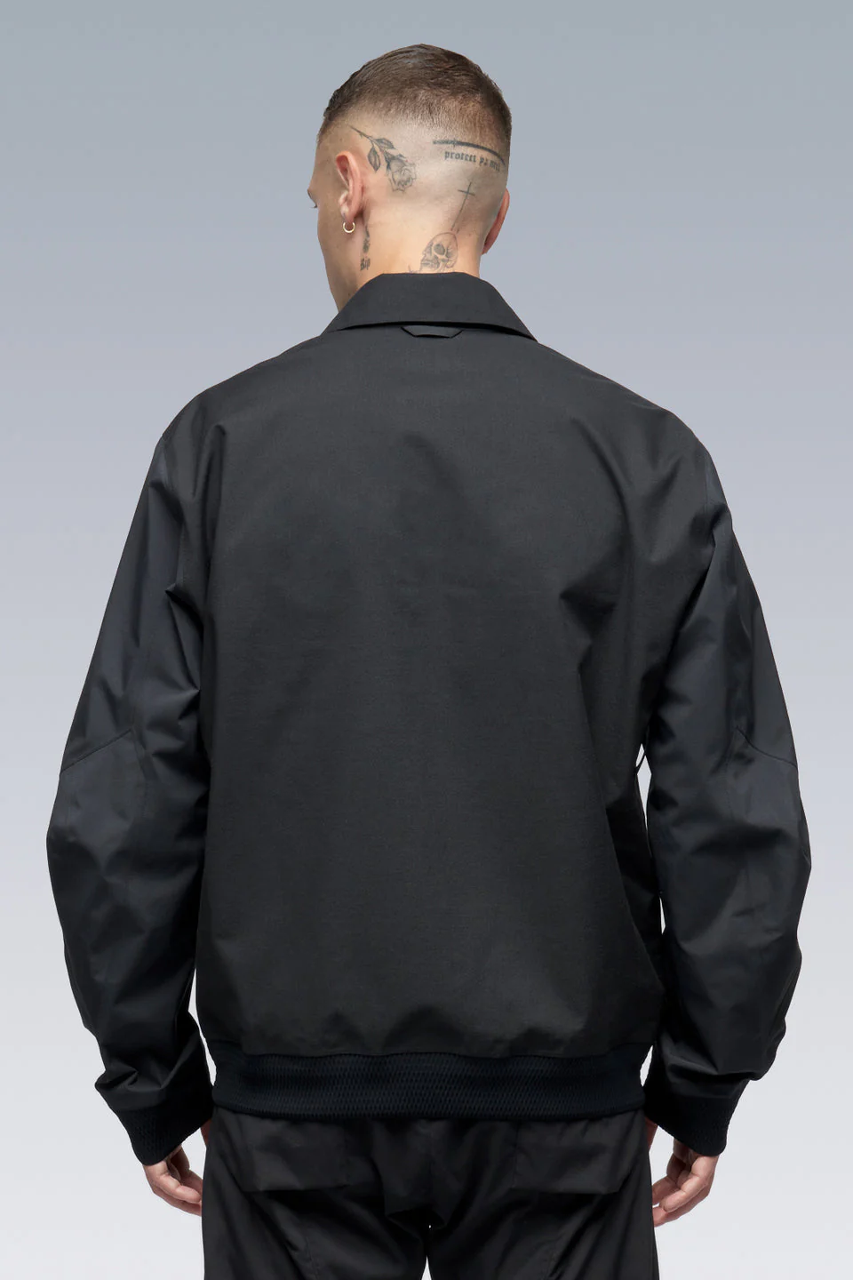 J94-VT 3L Varsity Jacket - BLACK/BLACK - Image 4