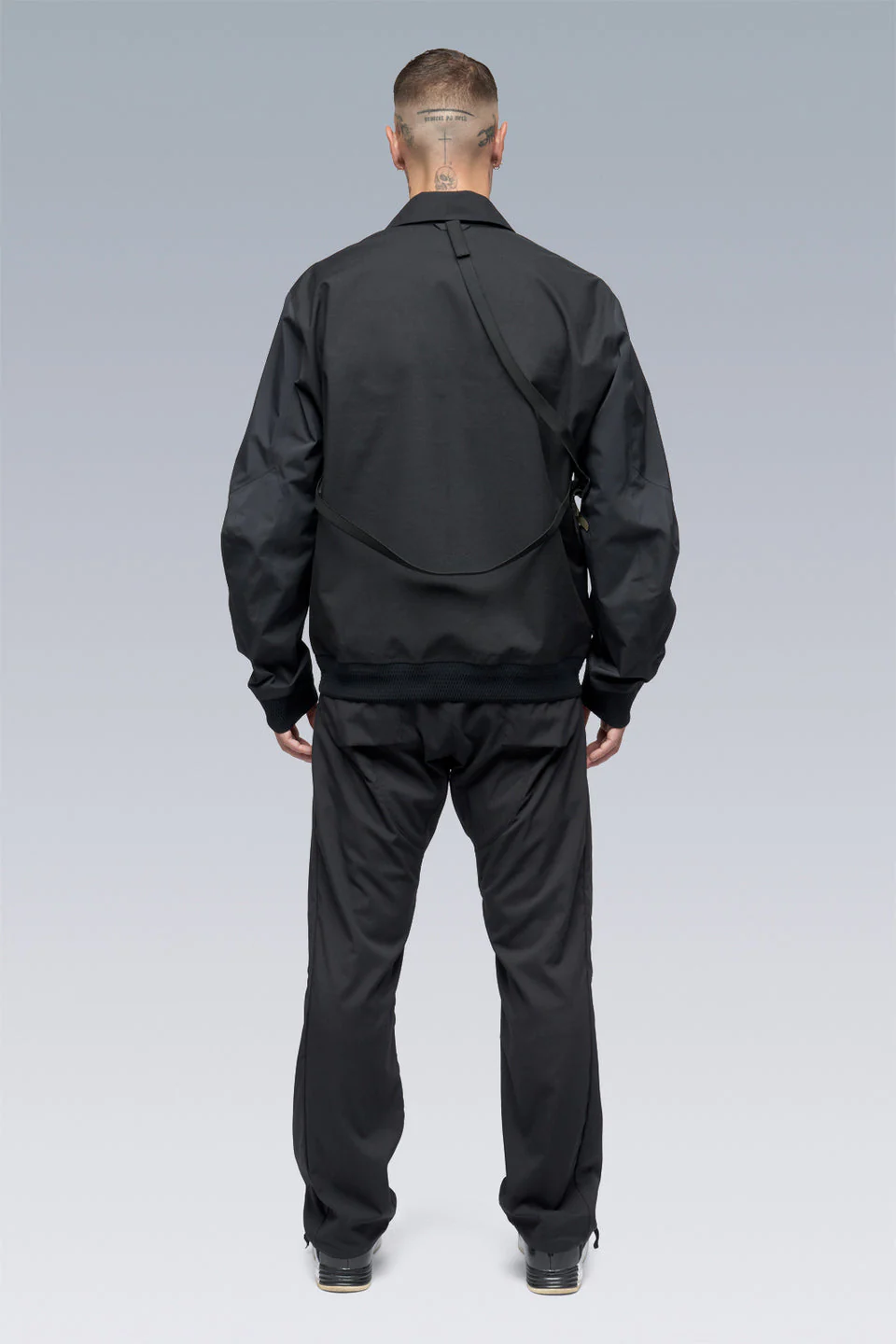 J94-VT 3L Varsity Jacket - BLACK/BLACK - Image 6