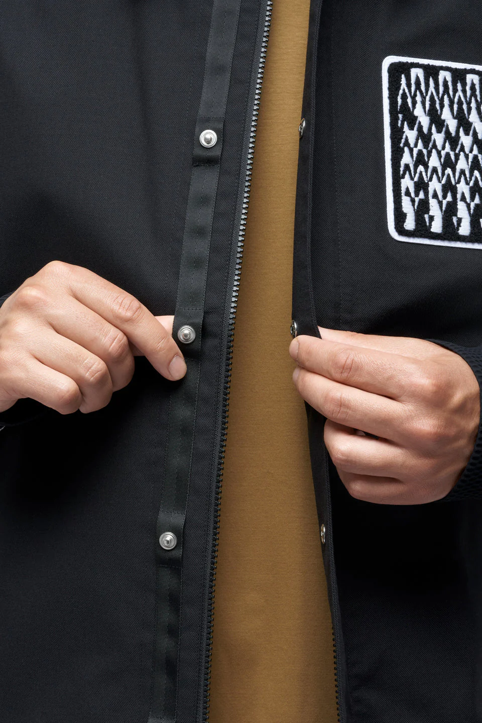 J94-VT 3L Varsity Jacket - BLACK/MULTI - Image 19