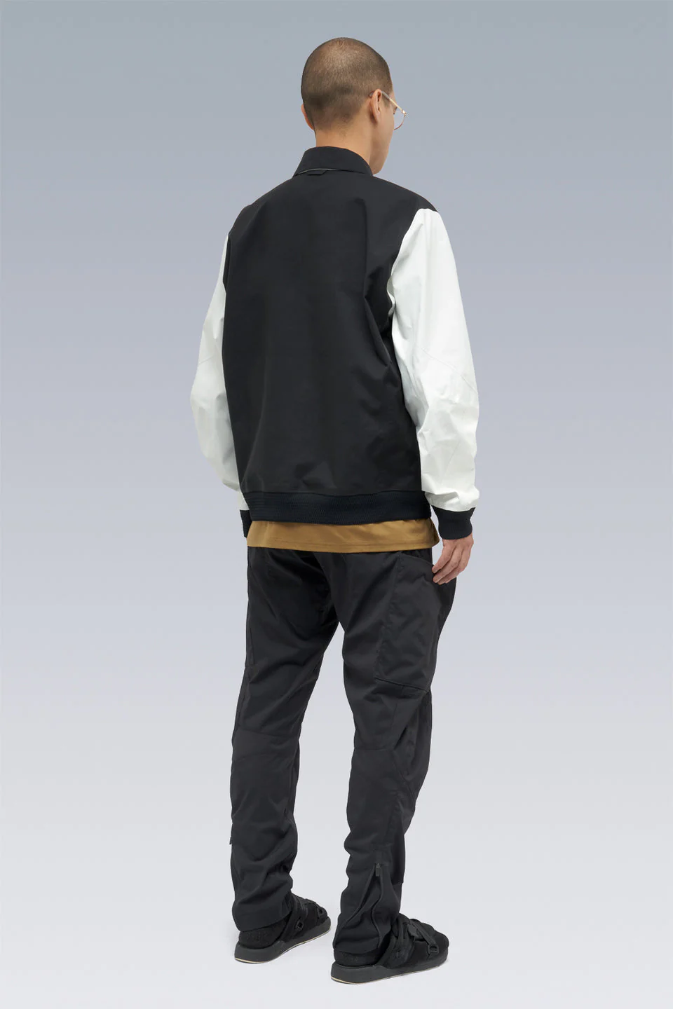 J94-VT 3L Varsity Jacket - BLACK/WHITE - Image 10