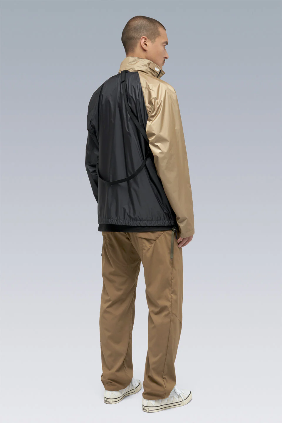 J95-WS 2L Gore-Tex Infinium™ Windstopper® Jacket - Black/Khaki - Image 5