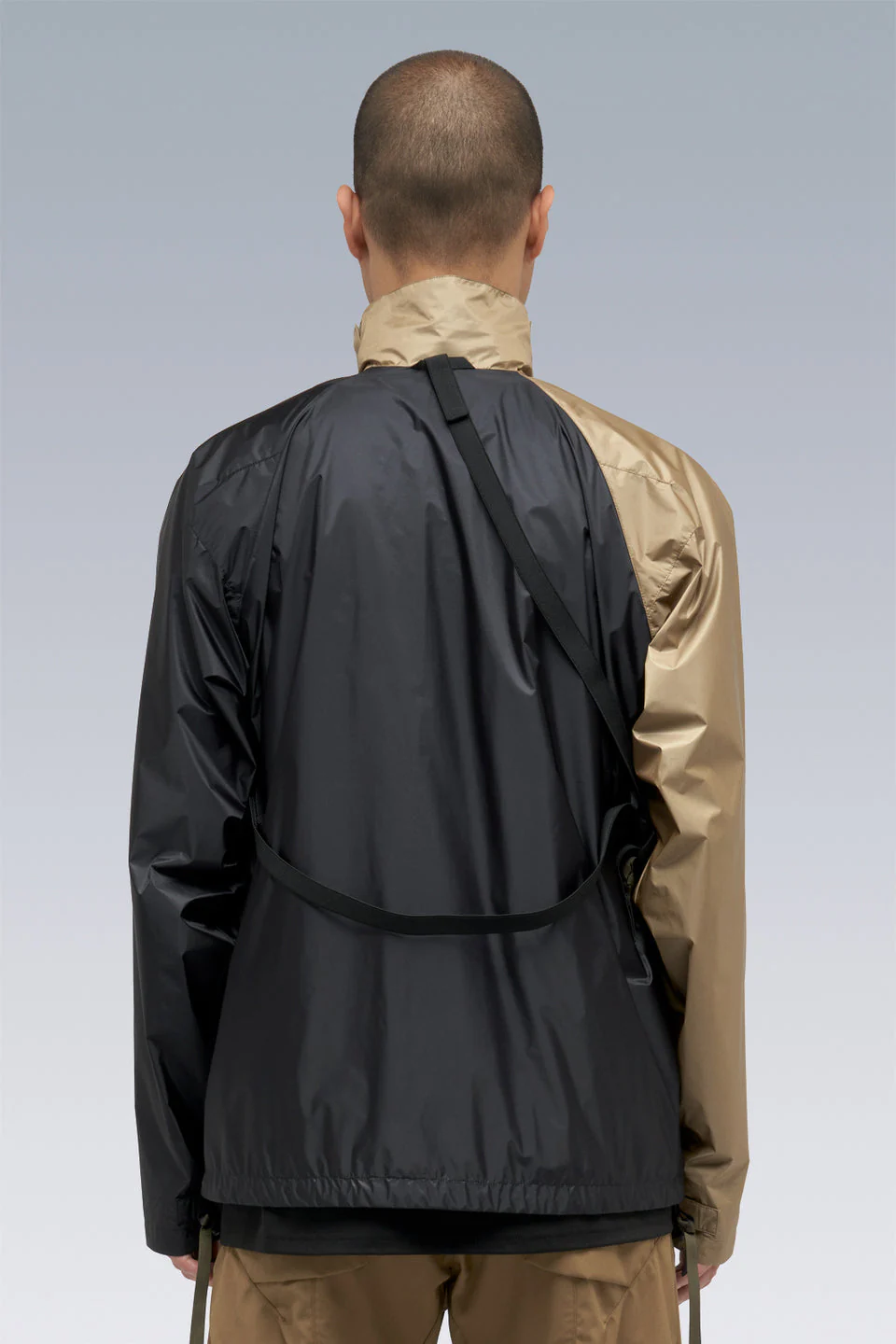 J95-WS 2L Gore-Tex Infinium™ Windstopper® Jacket - Black/Khaki - Image 6