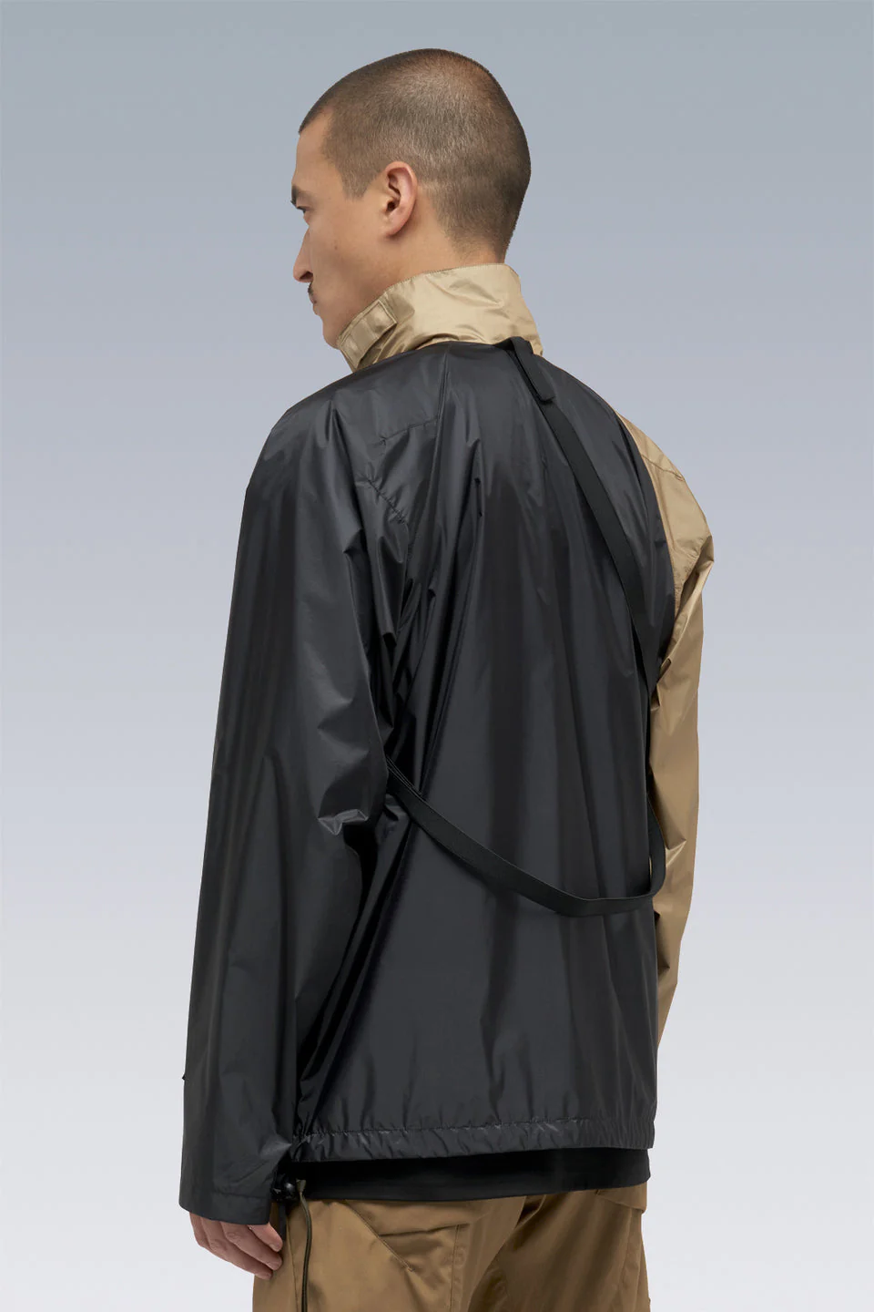J95-WS 2L Gore-Tex Infinium™ Windstopper® Jacket - Black/Khaki - Image 7