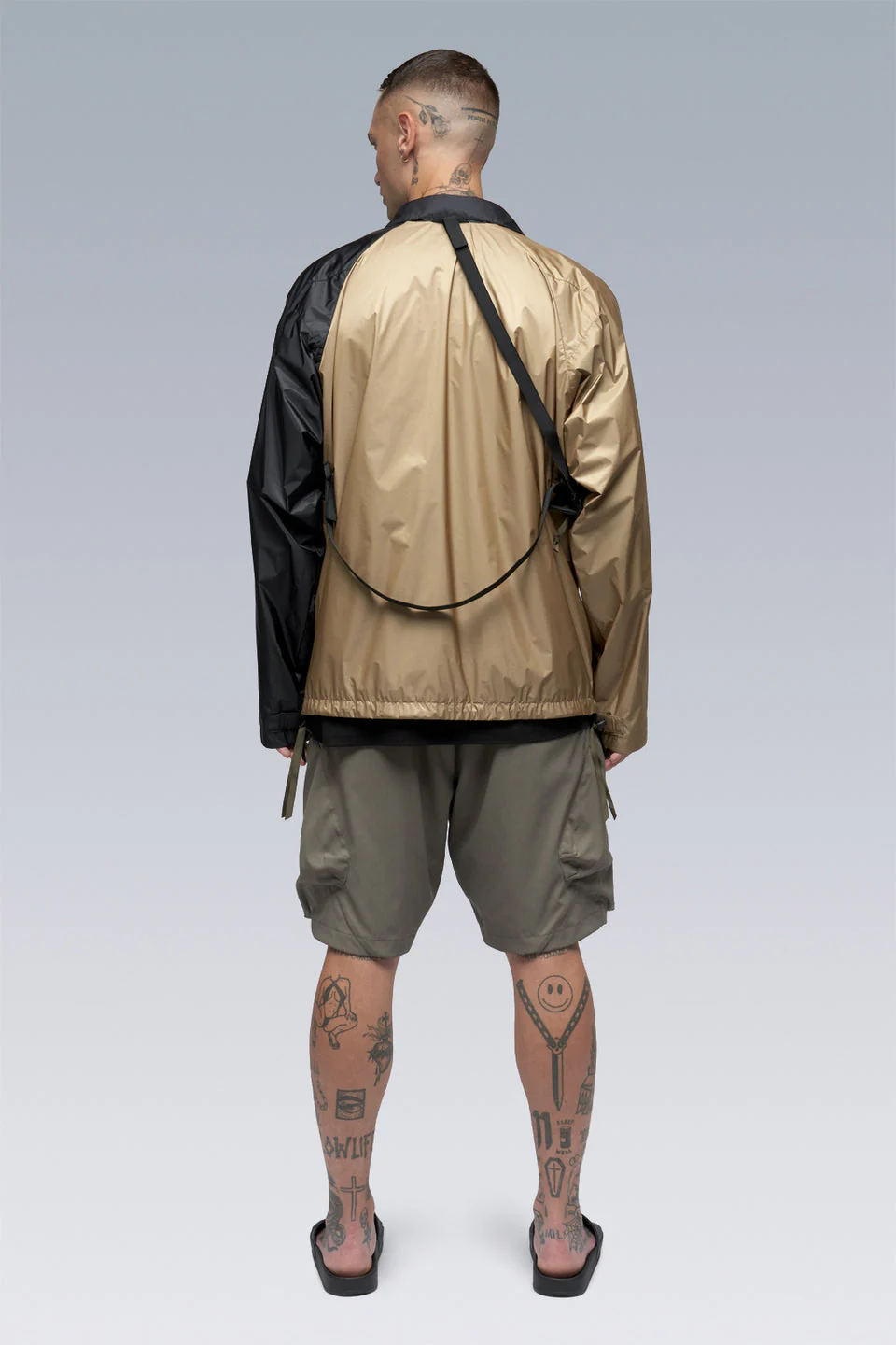 J95-WS 2L Gore-Tex Infinium™ Windstopper® Jacket - Khaki/Black - Image 6