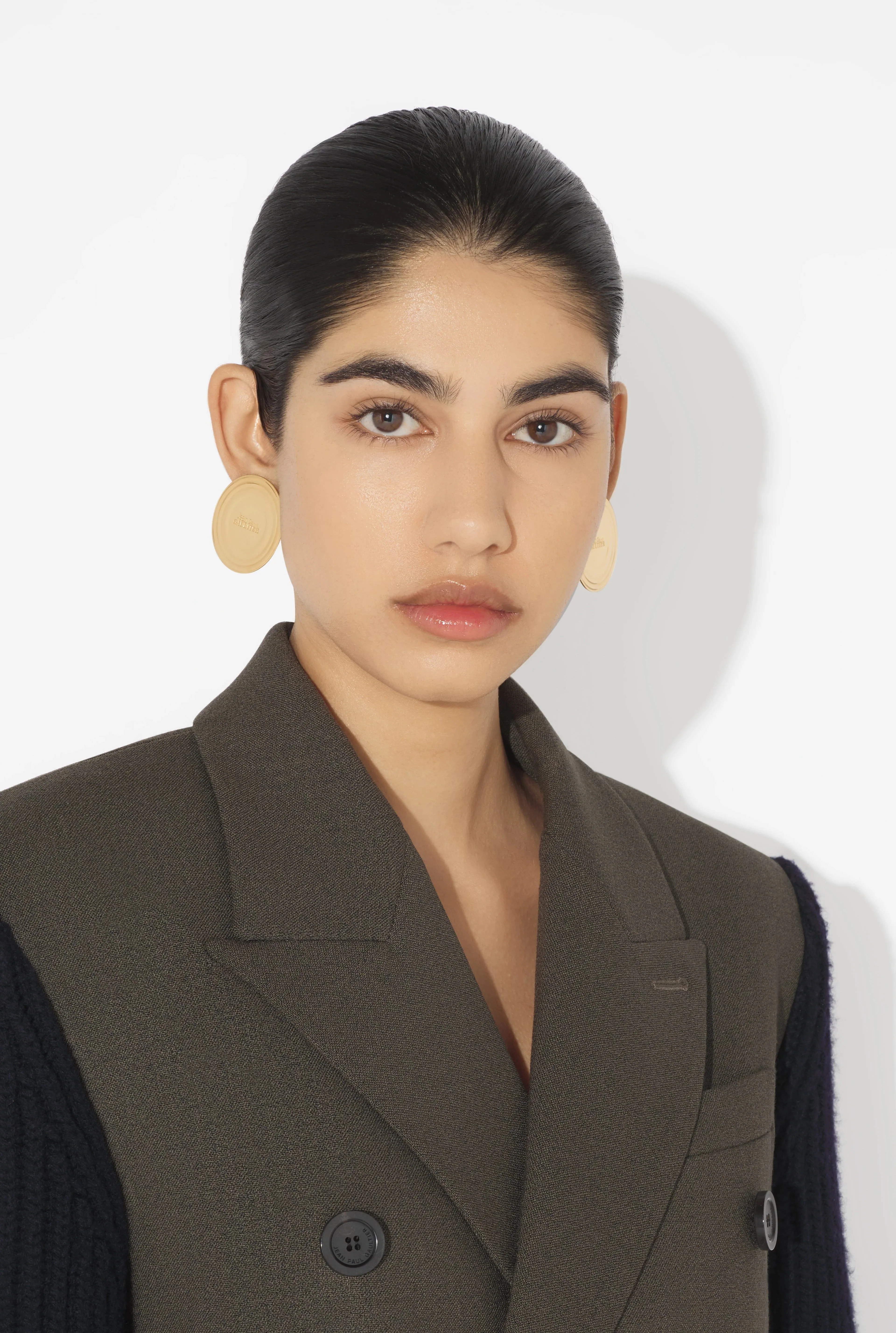 CONSERVE EARRINGS GOLD - Image 2