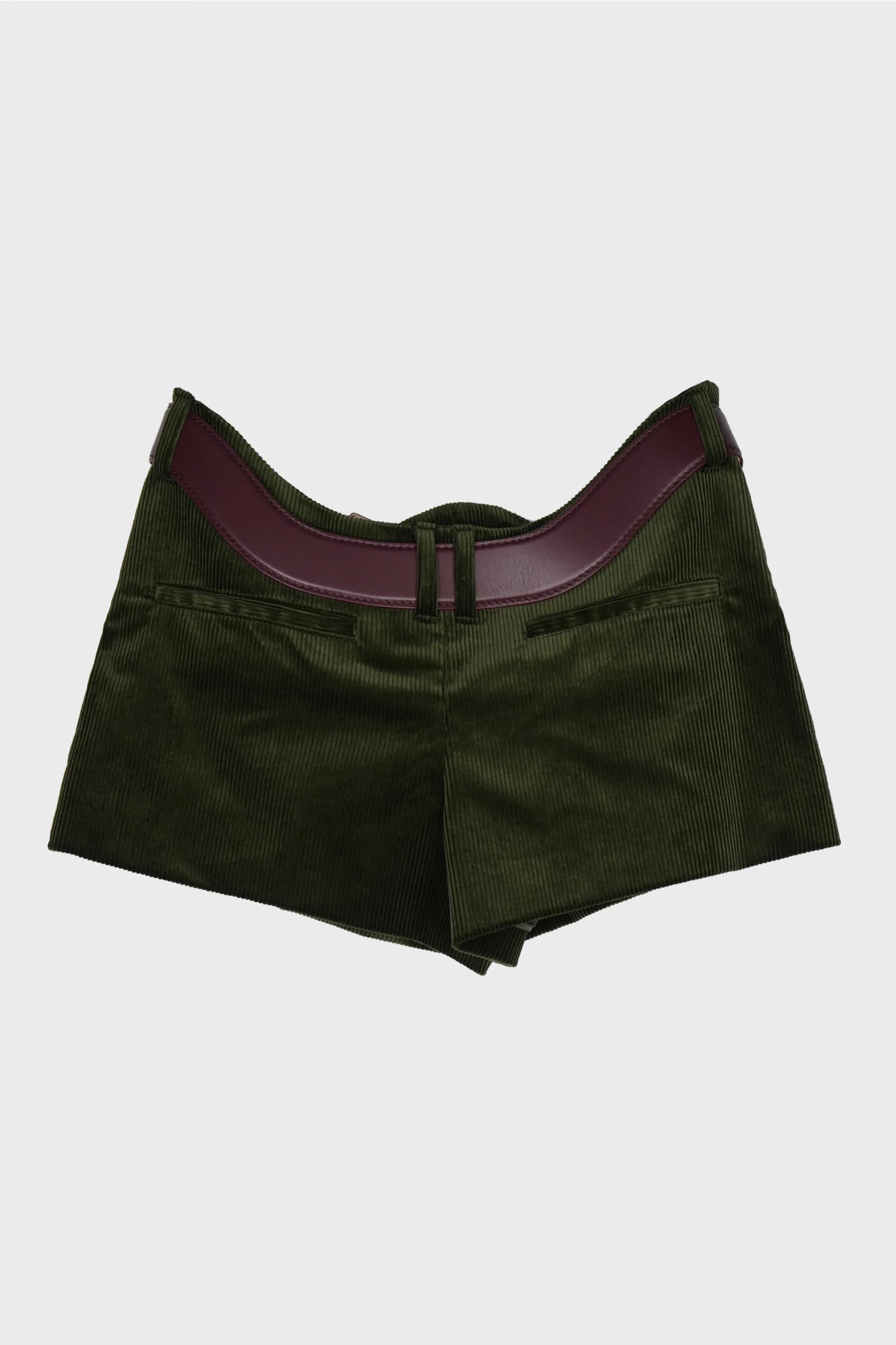 CORDUROY CURVED SHORTS - Image 2