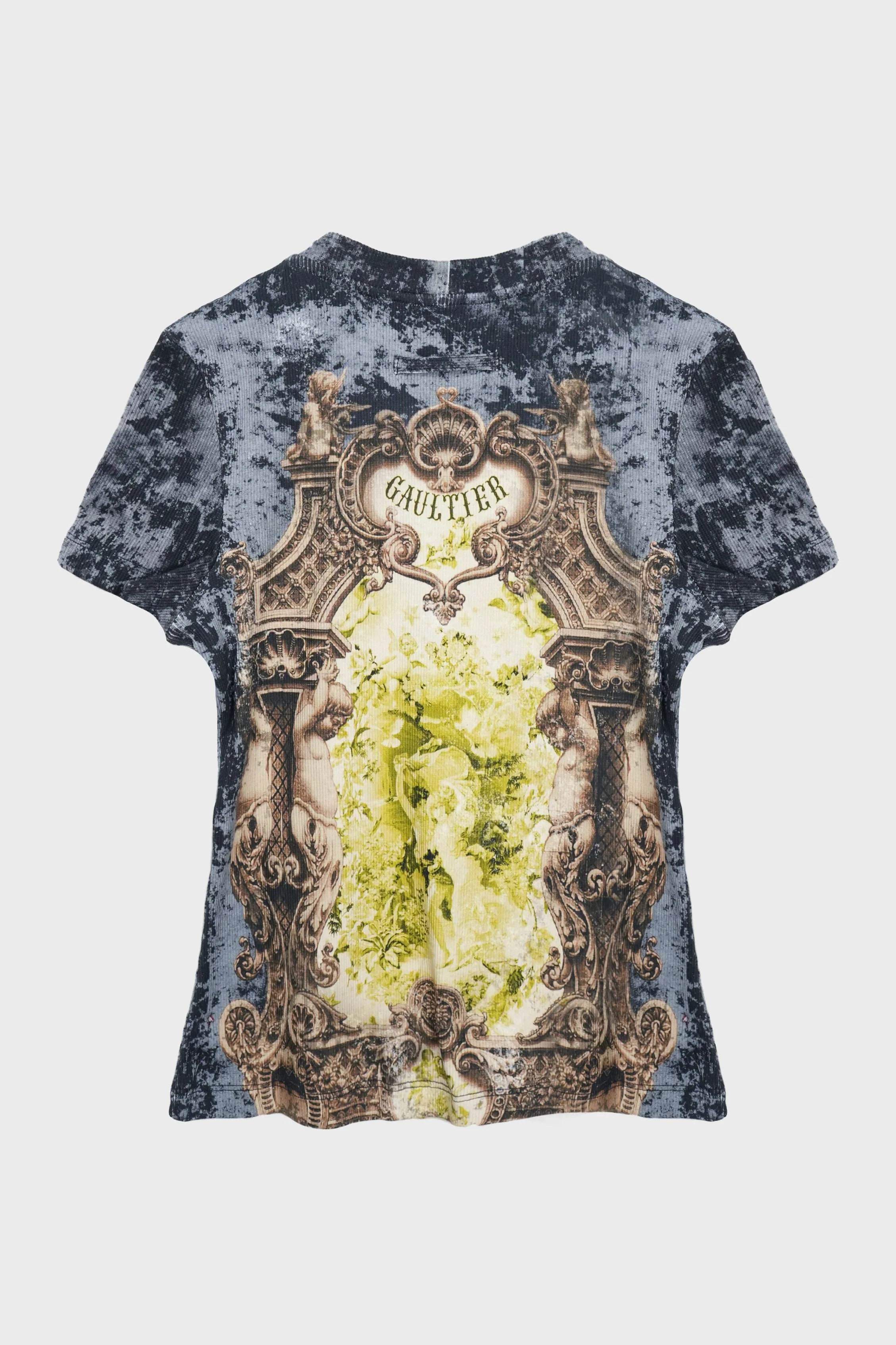 COTTON RIBBED TEE-SHIRT "MÉDAILLON" - Image 3