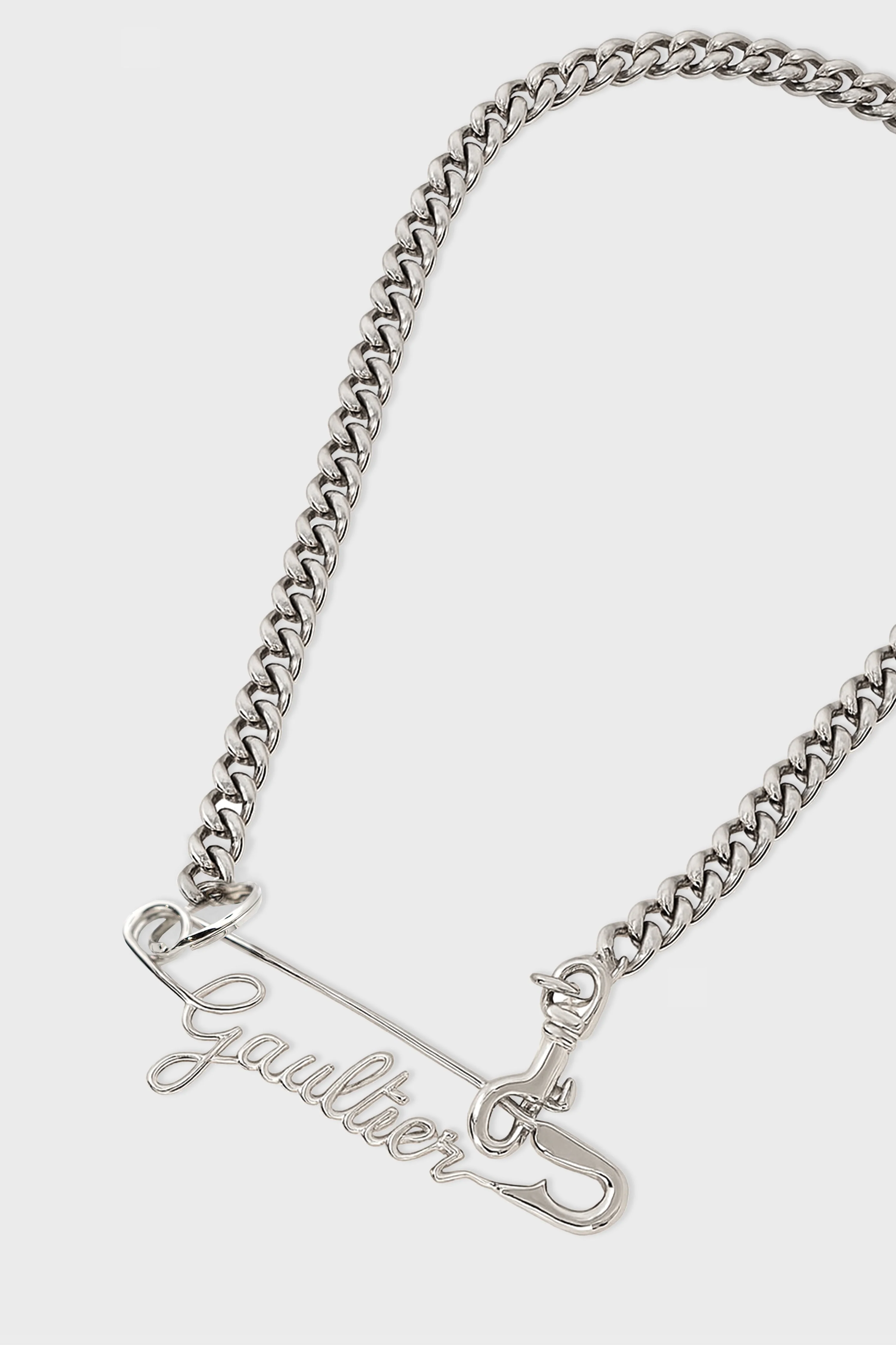GAULTIER SAFETY PIN REMOVABLE NECKLACE - Image 2