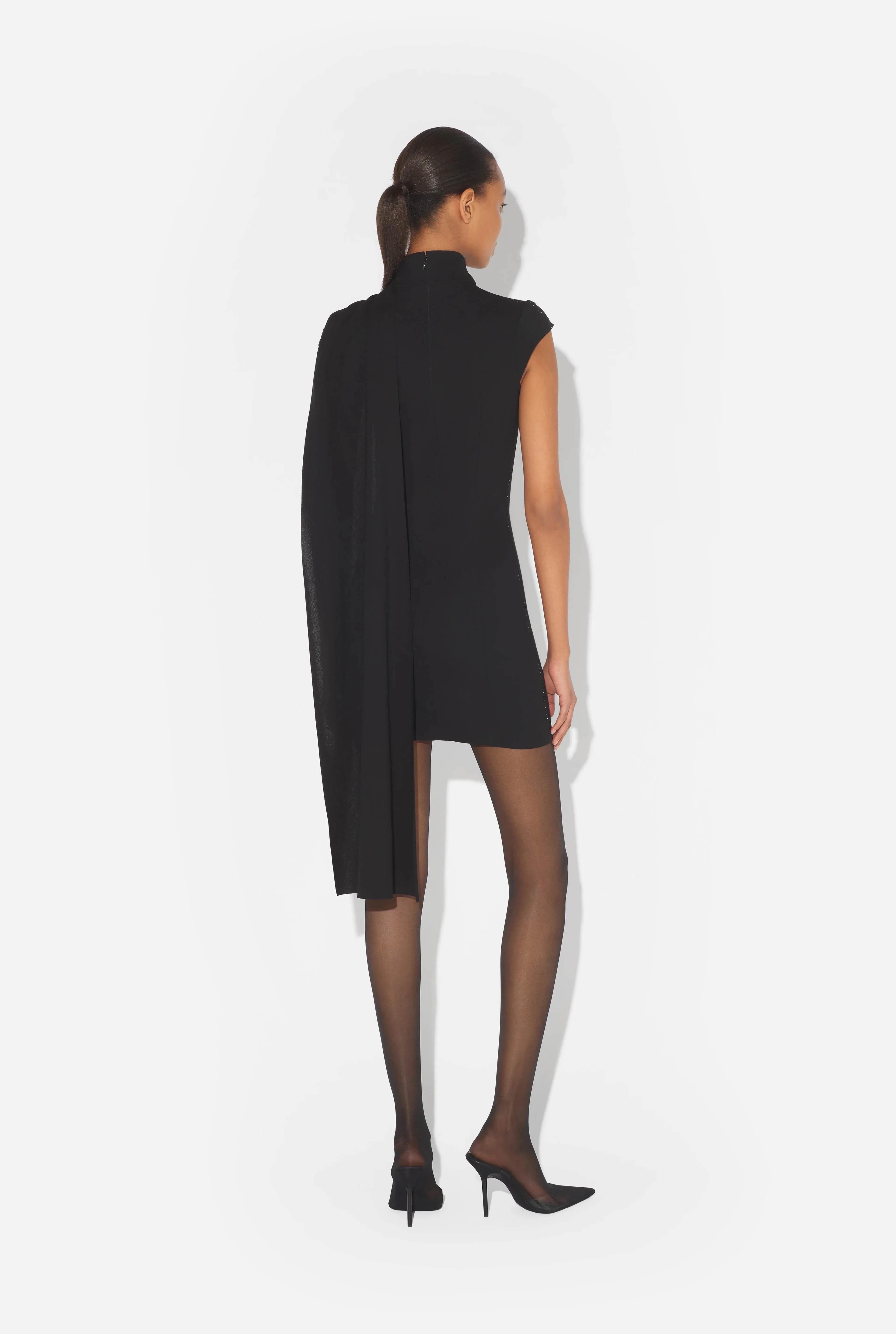 SHIRT JERSEY DRESS WITH CUPS - Image 4