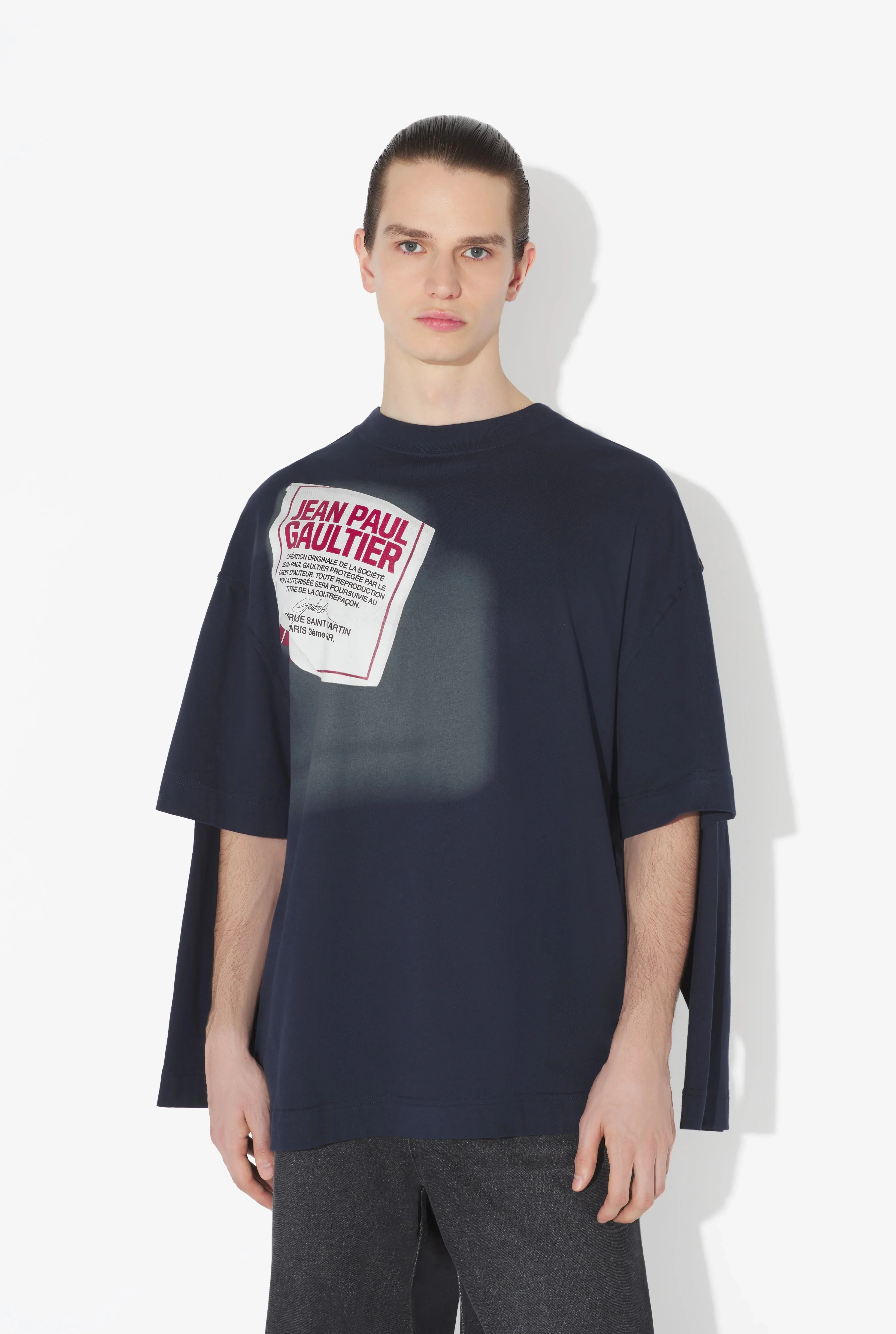 TWO IN ONE OVERSIZED TEE-SHIRT - Image 2