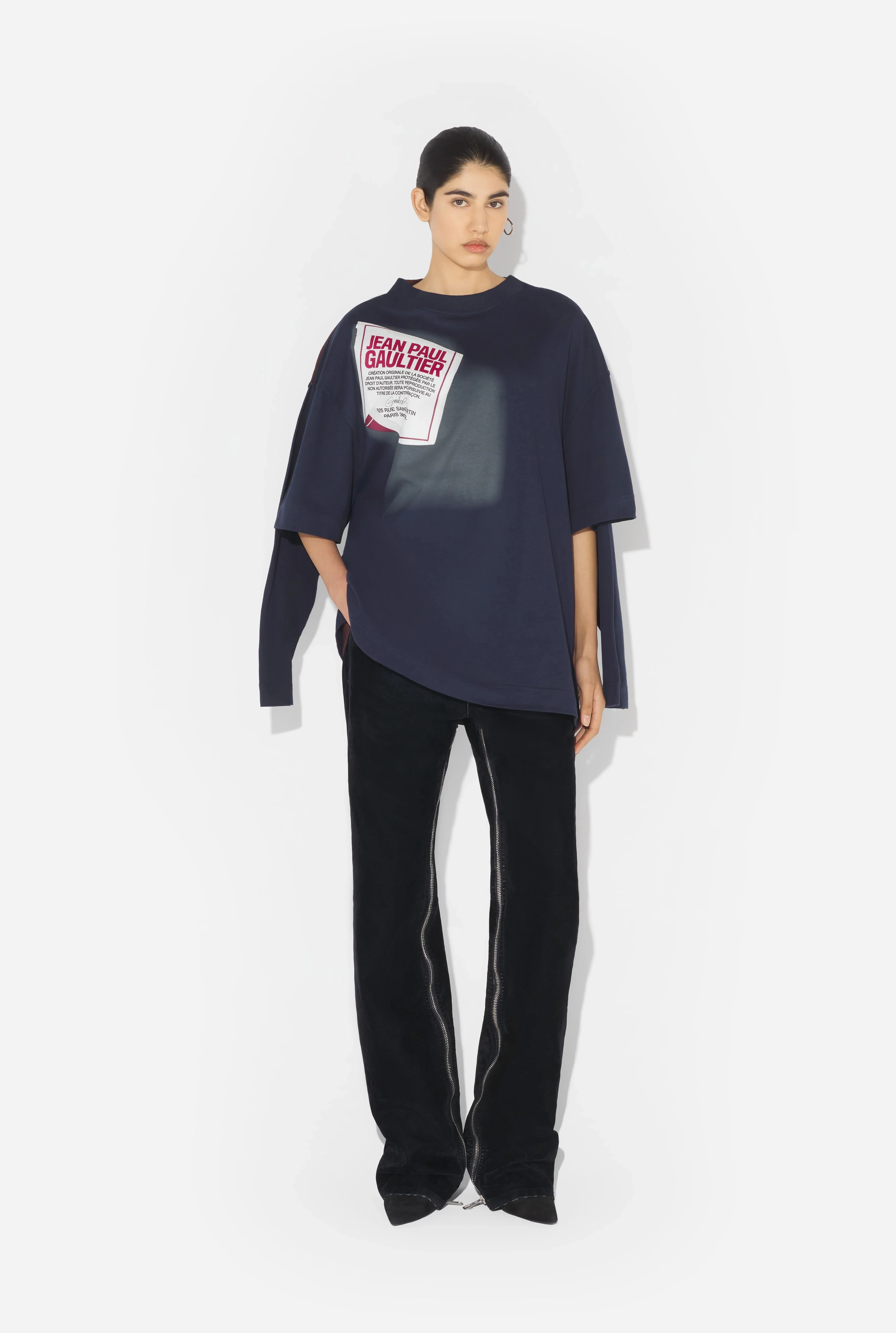 TWO IN ONE OVERSIZED TEE-SHIRT - Image 5