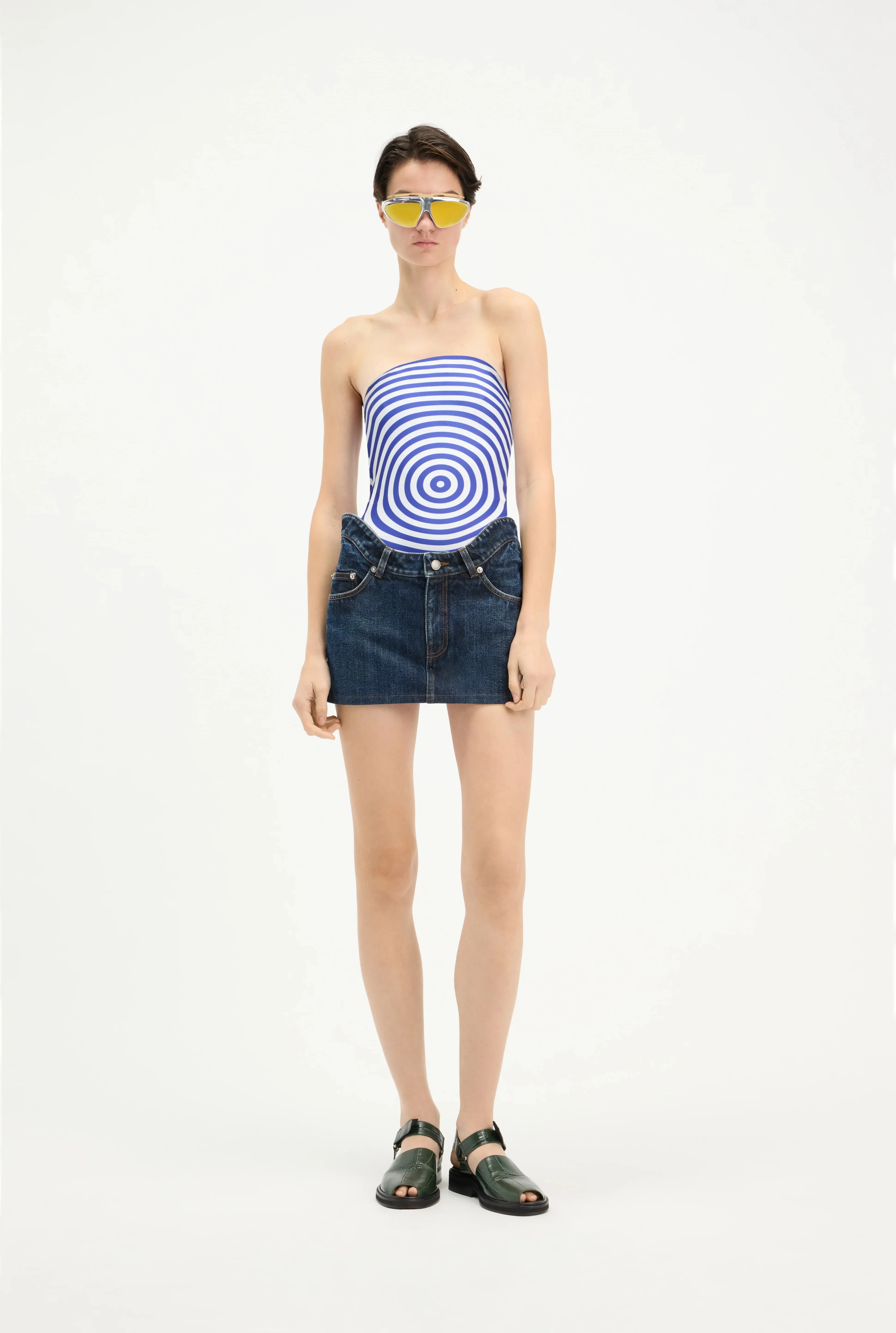MINI SKIRT WITH CURVY WAISTBAND - Image 2