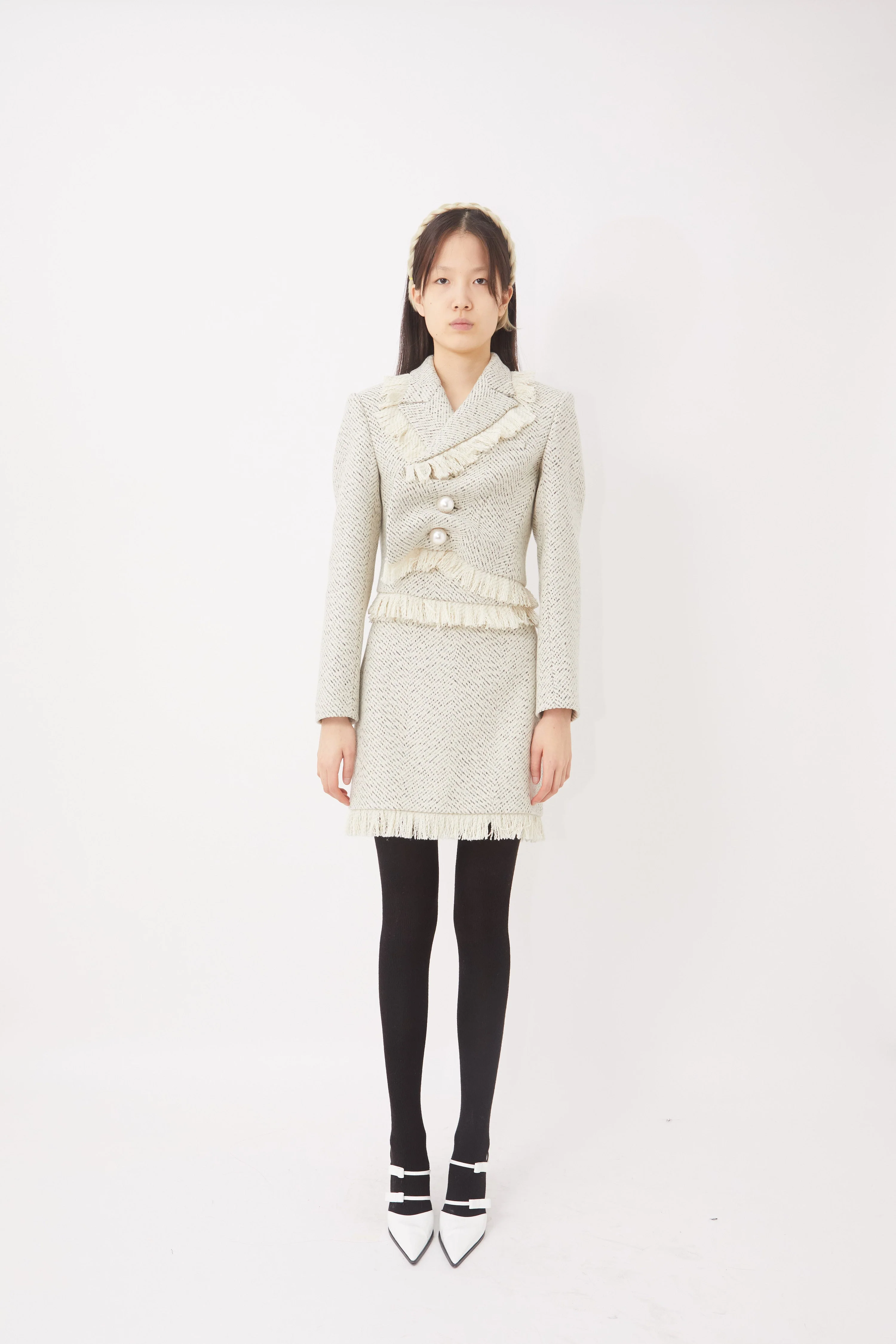 VENUS CROPPED JACKET W/ FRINGE - Image 2
