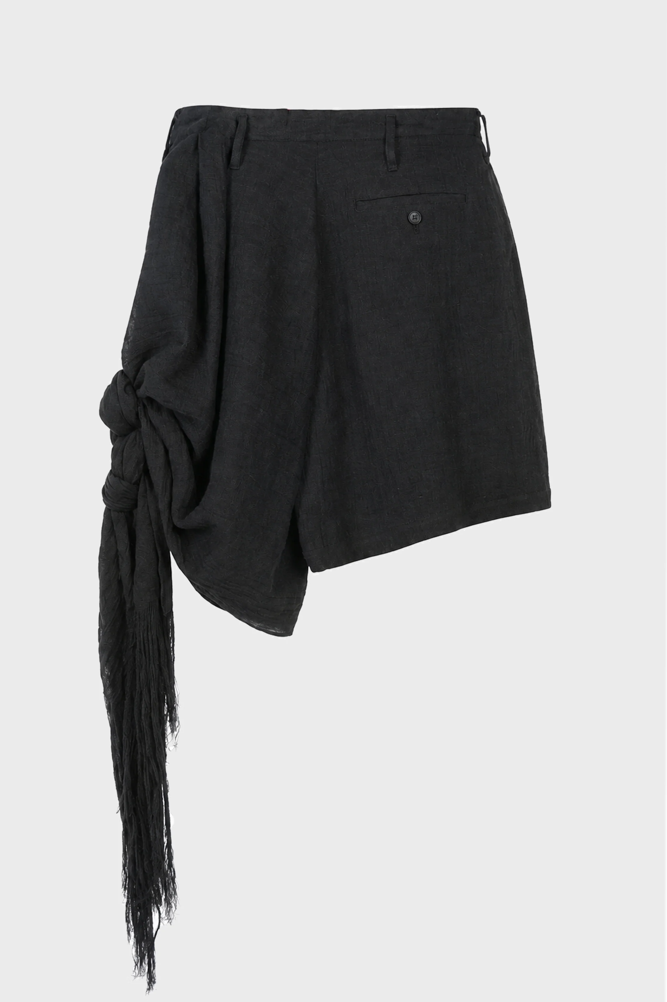 L KNOT DETAIL FRINGE PANTS - Image 3