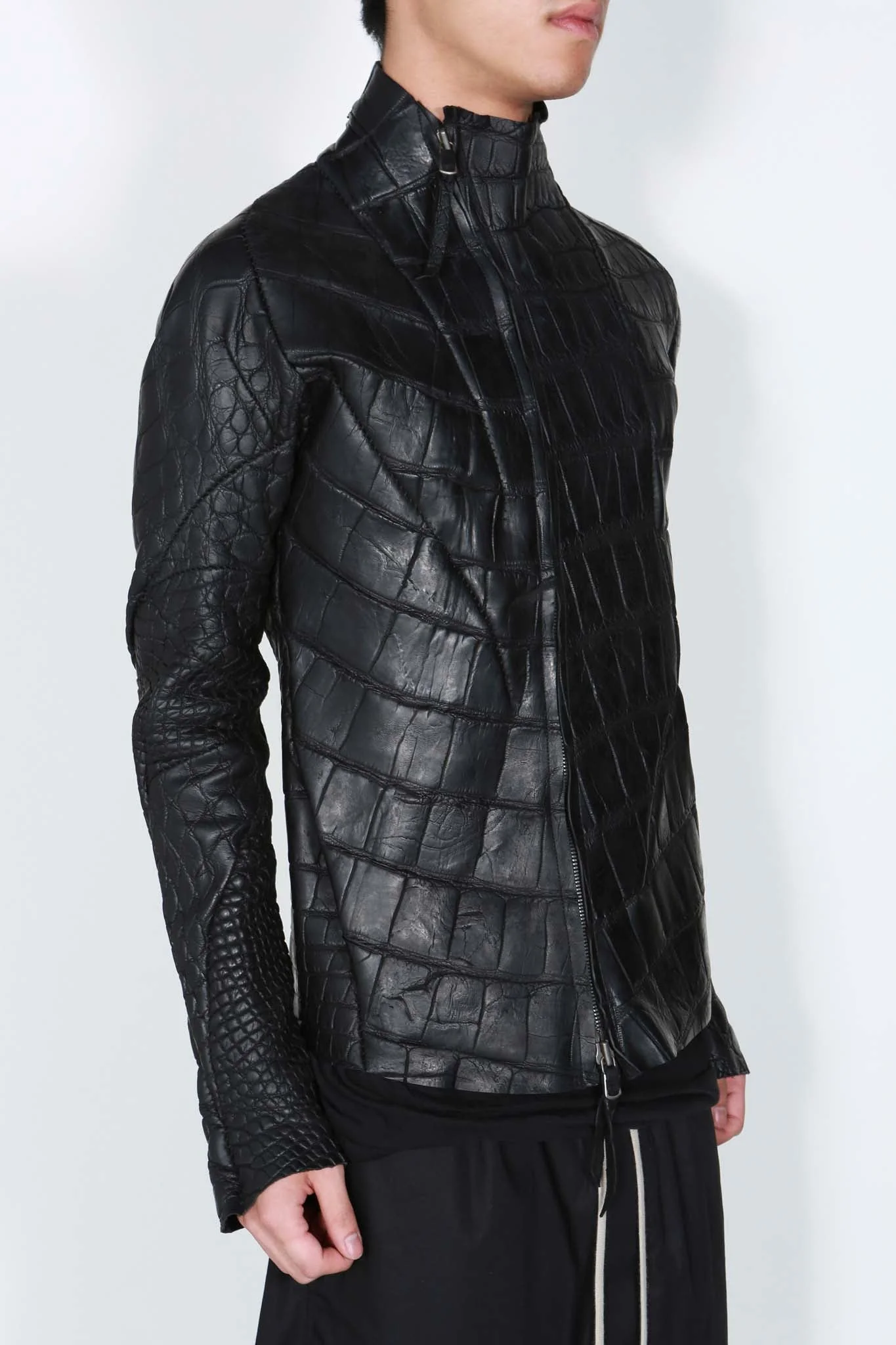 Genuine Alligator Leather Jacket - Image 2