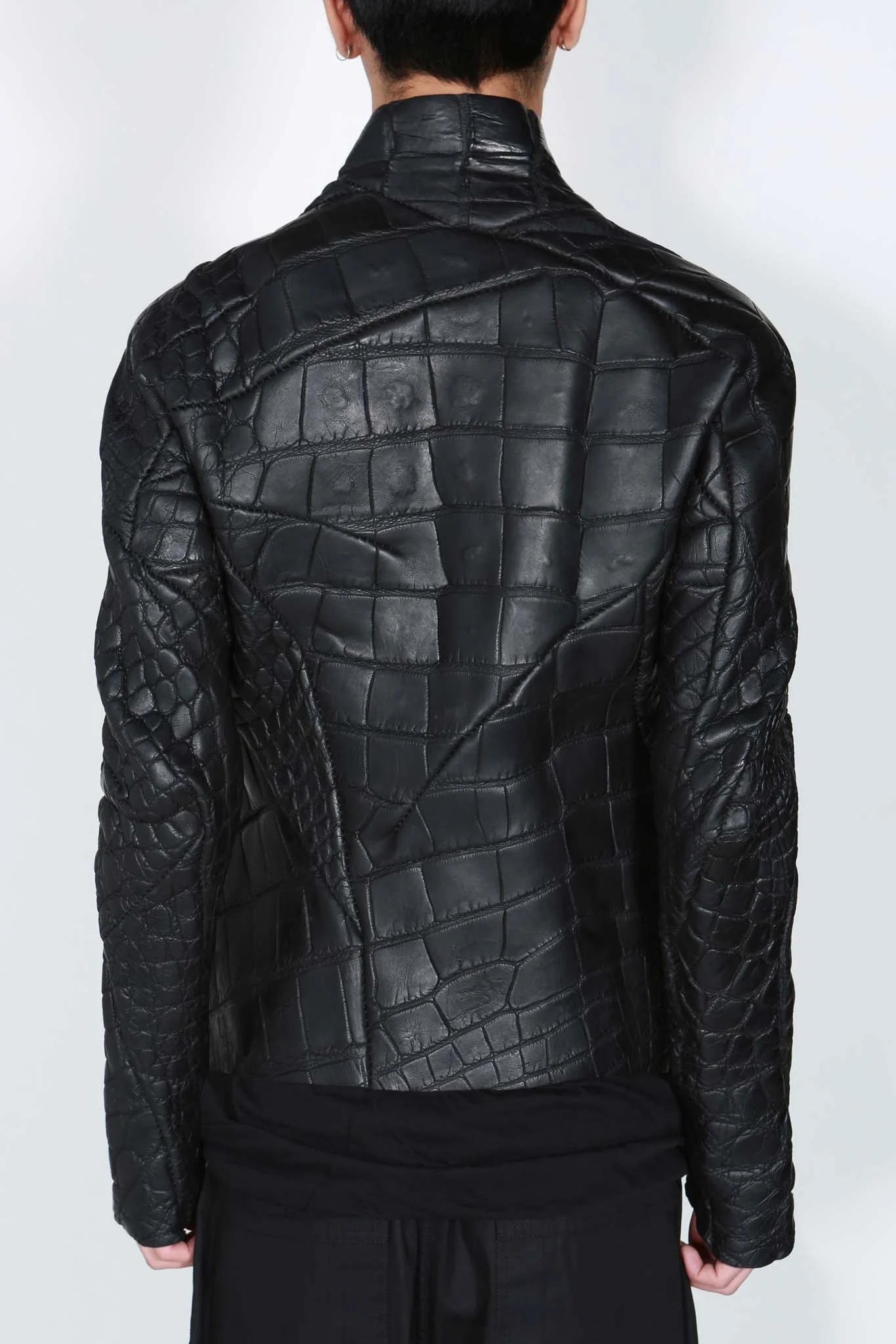 Genuine Alligator Leather Jacket - Image 3