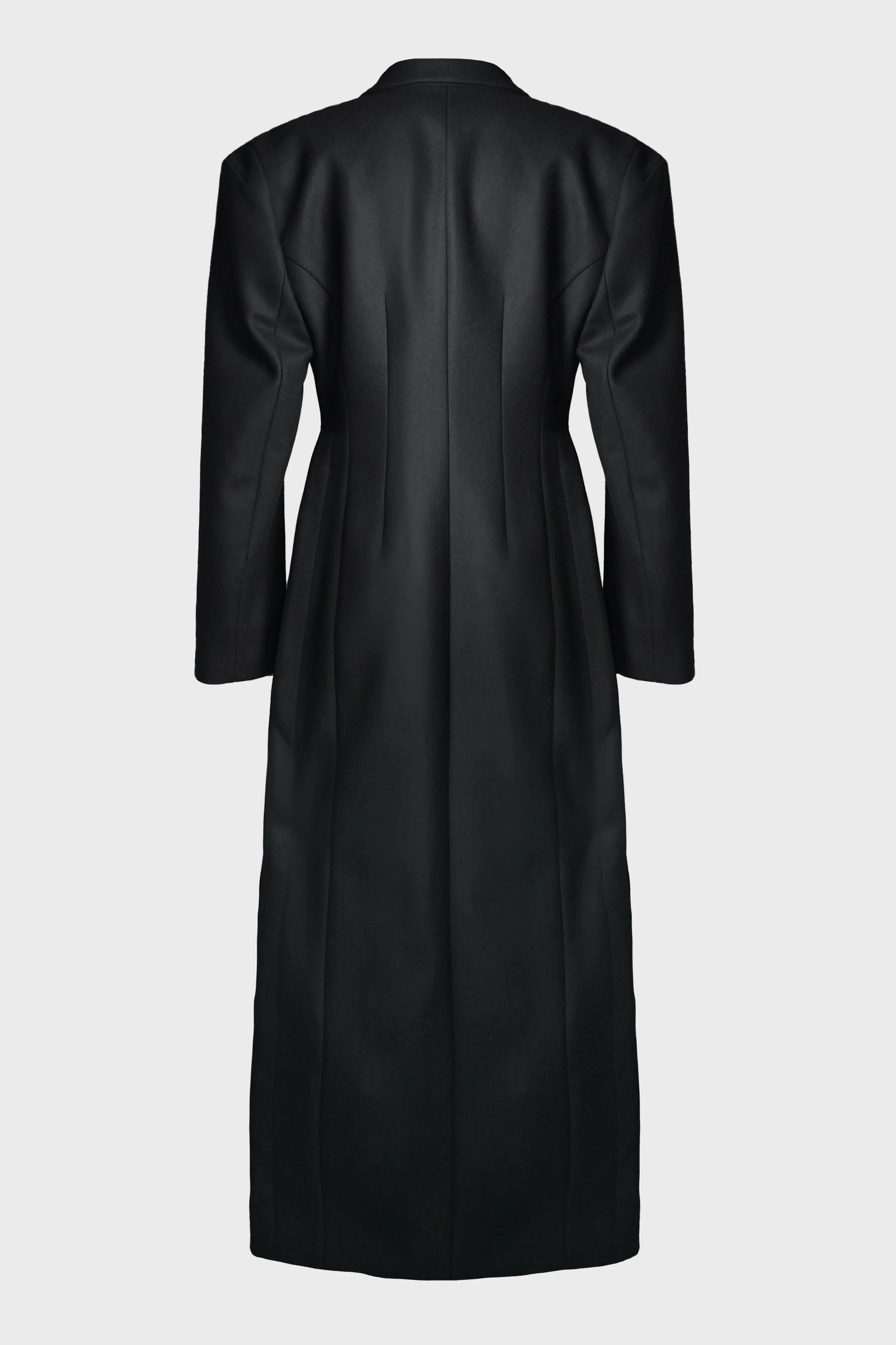 DOUBLE BREASTED COAT WITH 6 BUTTONS BLACK - Image 2
