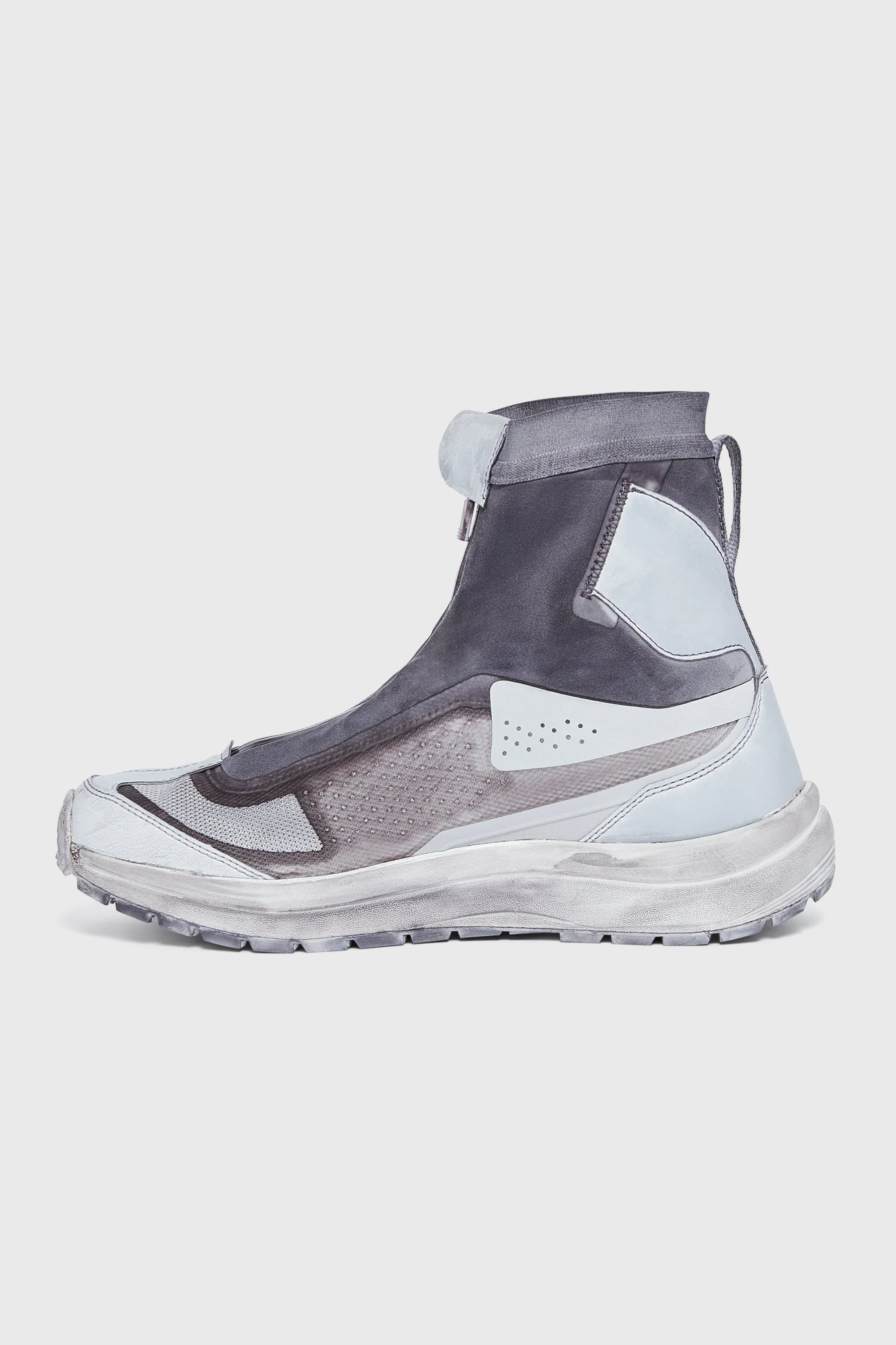LIGHT GREY SALOMON BAMBA2 HIGH SNEAKERS - Image 3