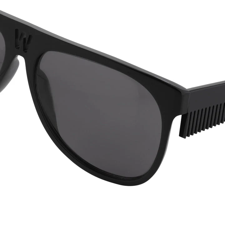 LINDA FARROW × WALTER VAN BEIRENDONCK BLACK AVIATOR SUNGLASSES - Image 4