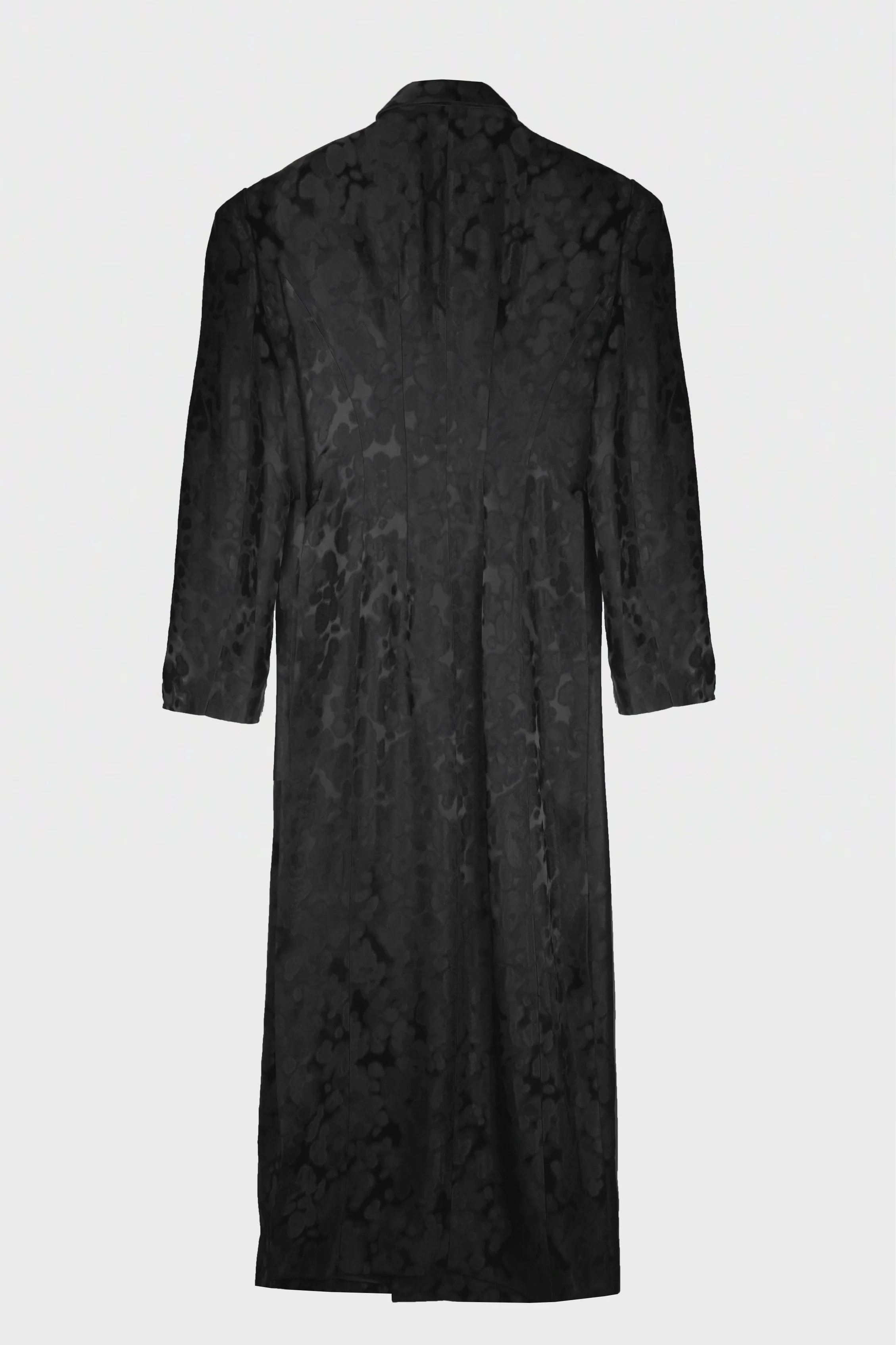 DOUBLE BREASTED COAT WITH 6 BUTTONS BLACK OIL - Image 2
