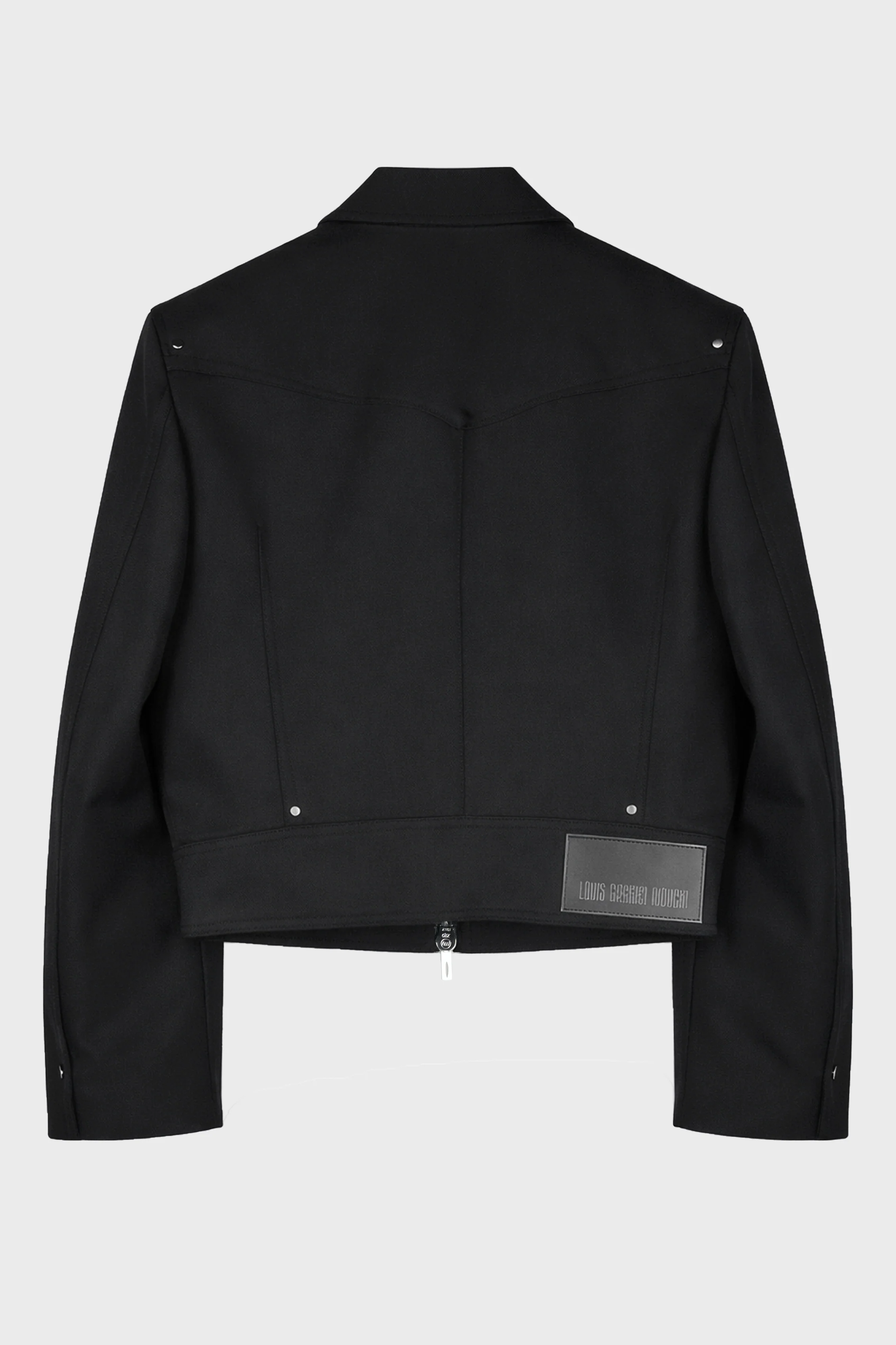 ZIPPED WIDE SHOULDERS JACKET - Image 2