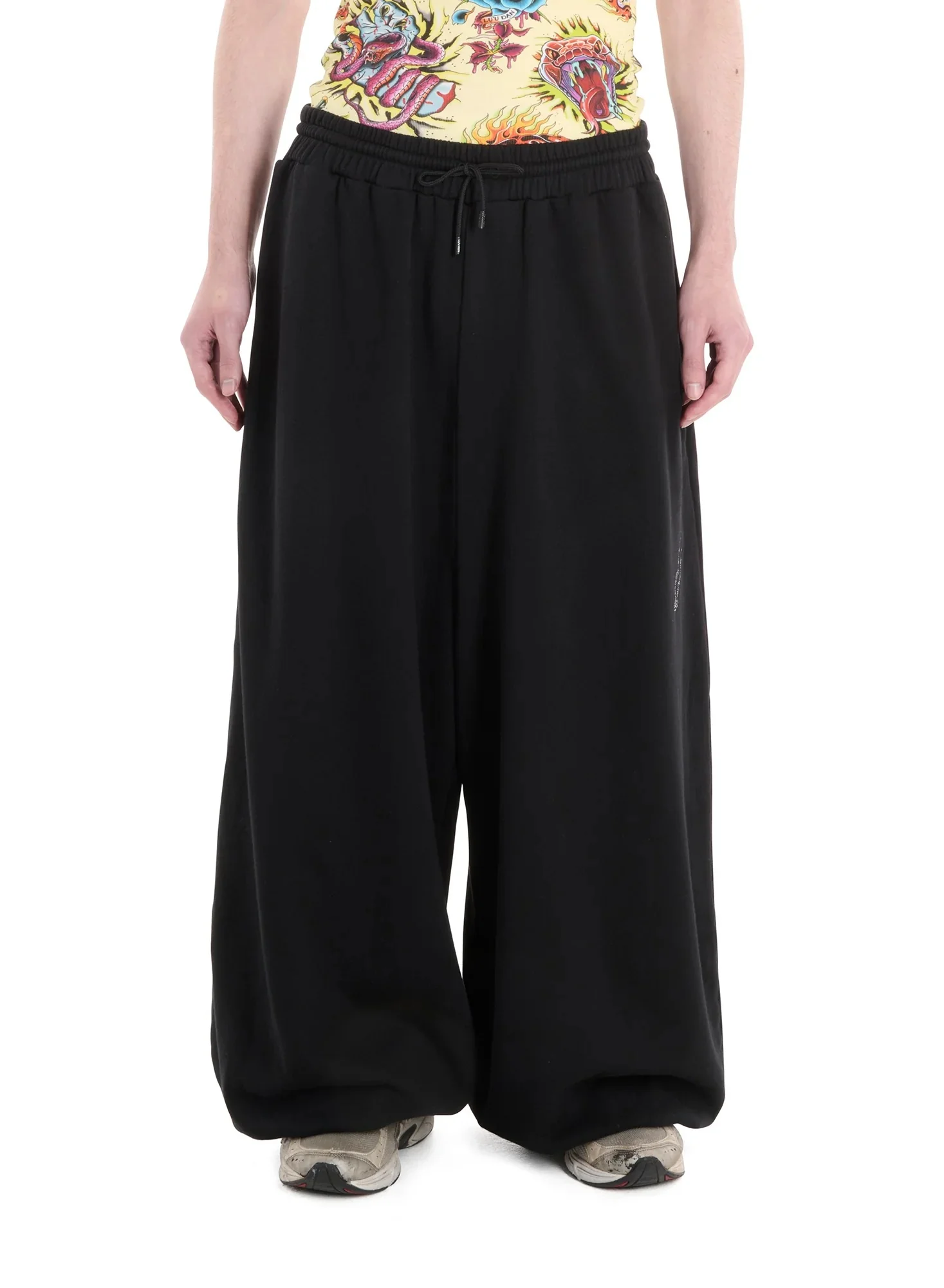 BAGGY BONTAN SWEATPANTS BLACK - Image 2