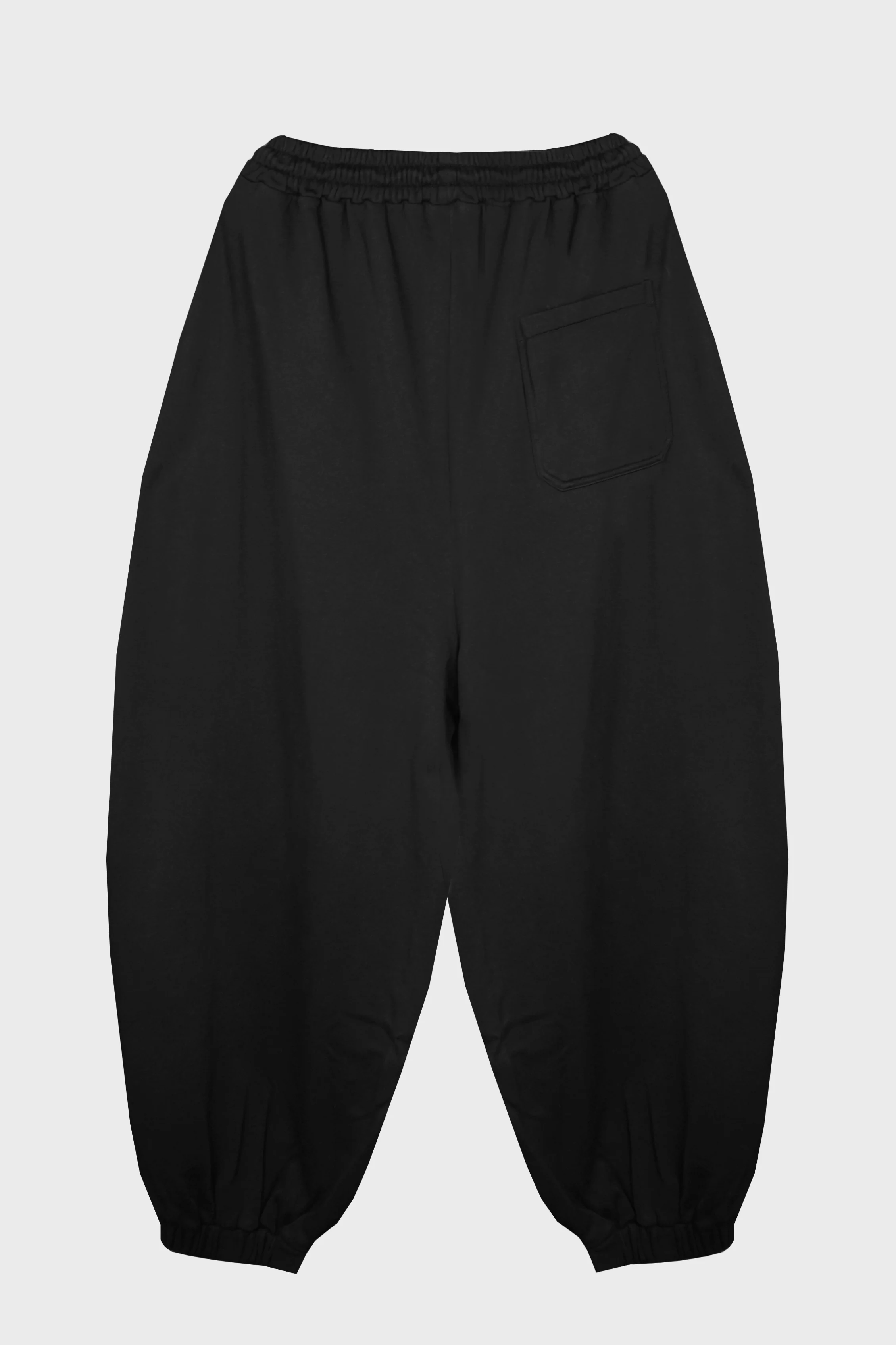 BAGGY BONTAN SWEATPANTS BLACK - Image 3