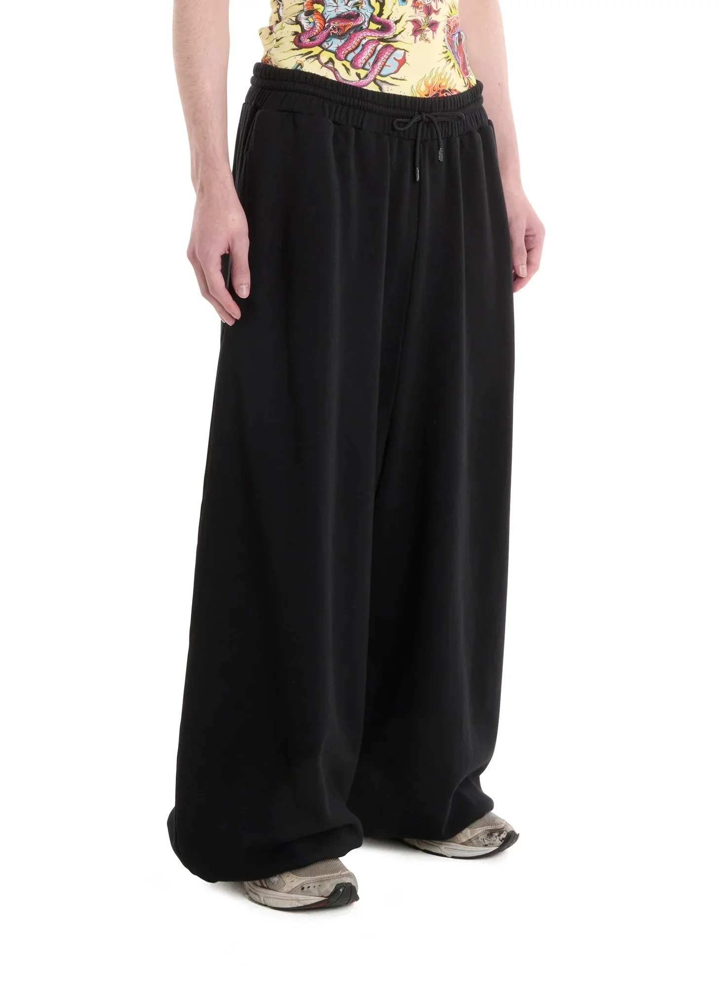 BAGGY BONTAN SWEATPANTS BLACK - Image 5