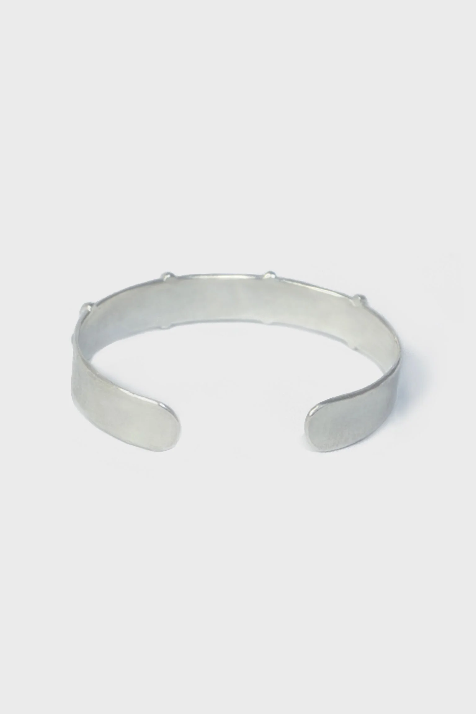 SILVER STITCHED CROSS BRACELET - Image 3