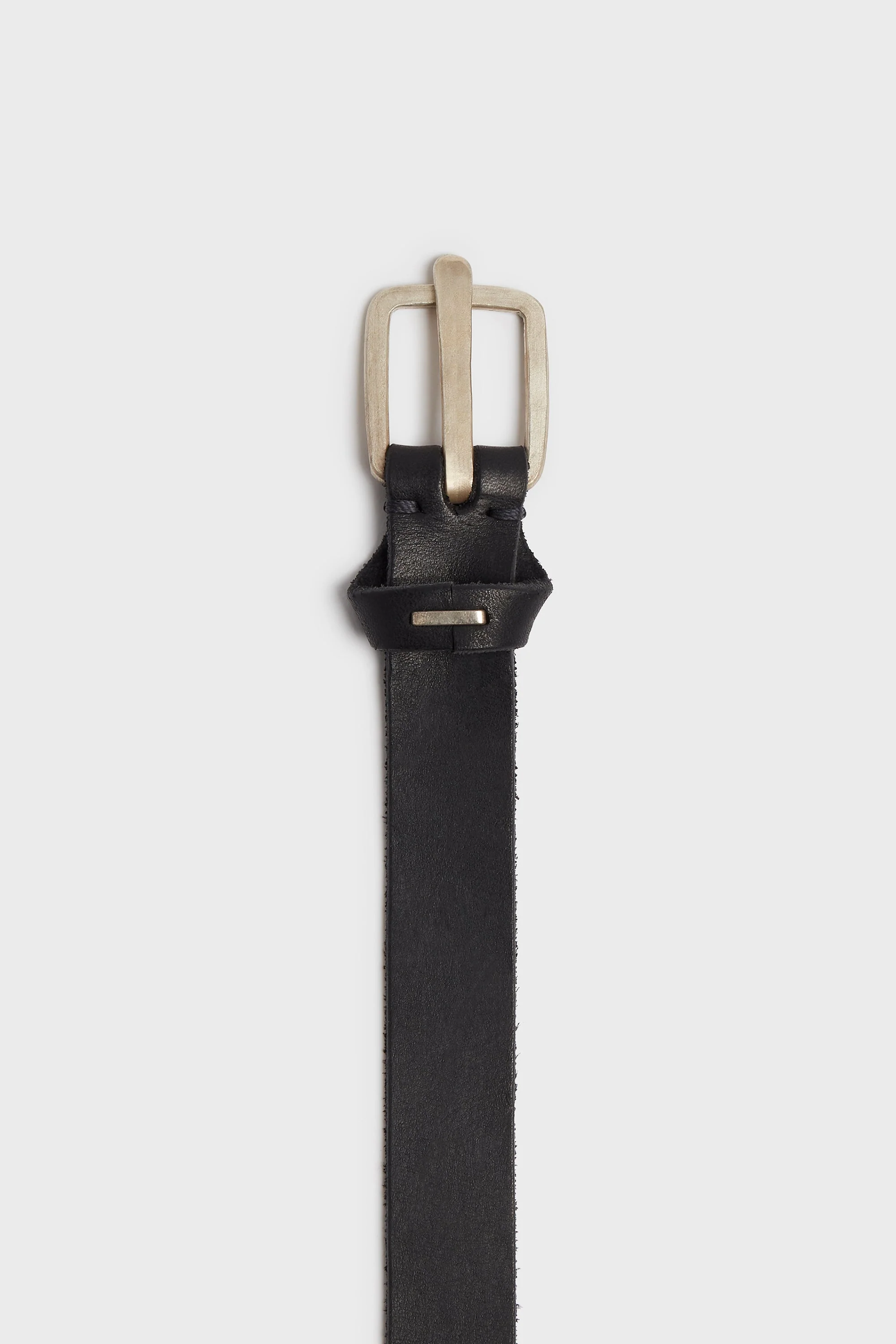 "+" STUDDED Q BUCKLE MED BELT BLACK - Image 4