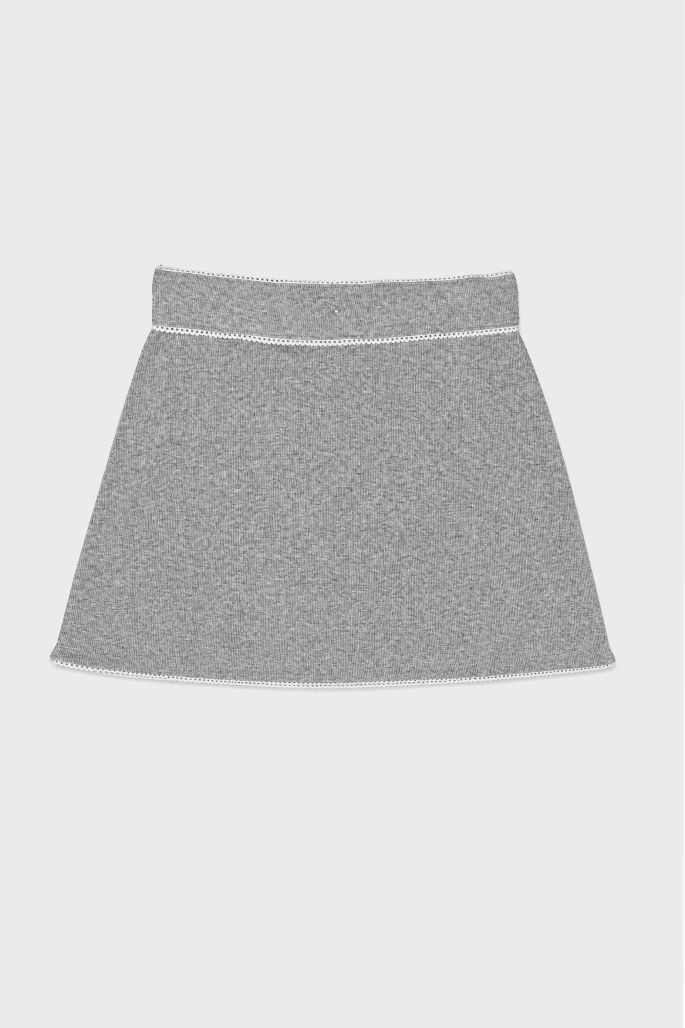 CUTE 70'S MINI SKIRT GREY - Image 2