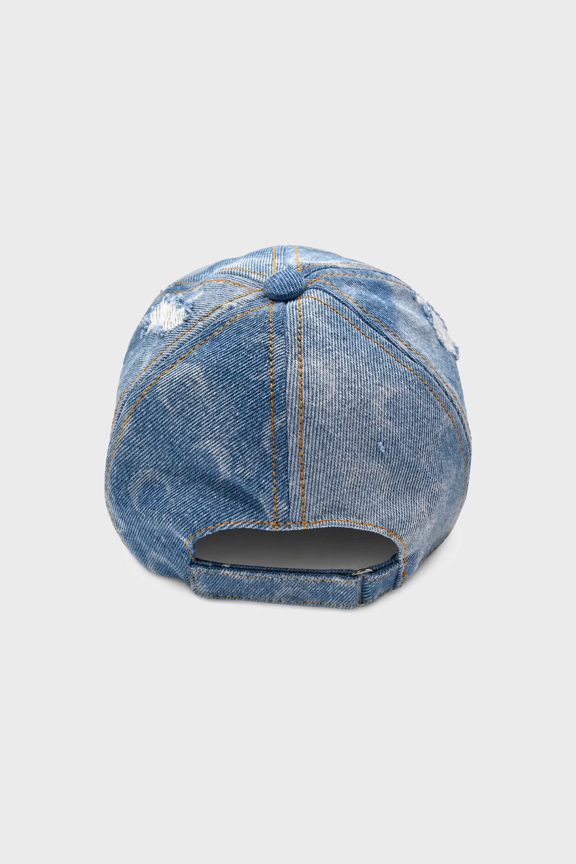 MOON DENIM BASEBALL CAP LIGHT BLUE - Image 3