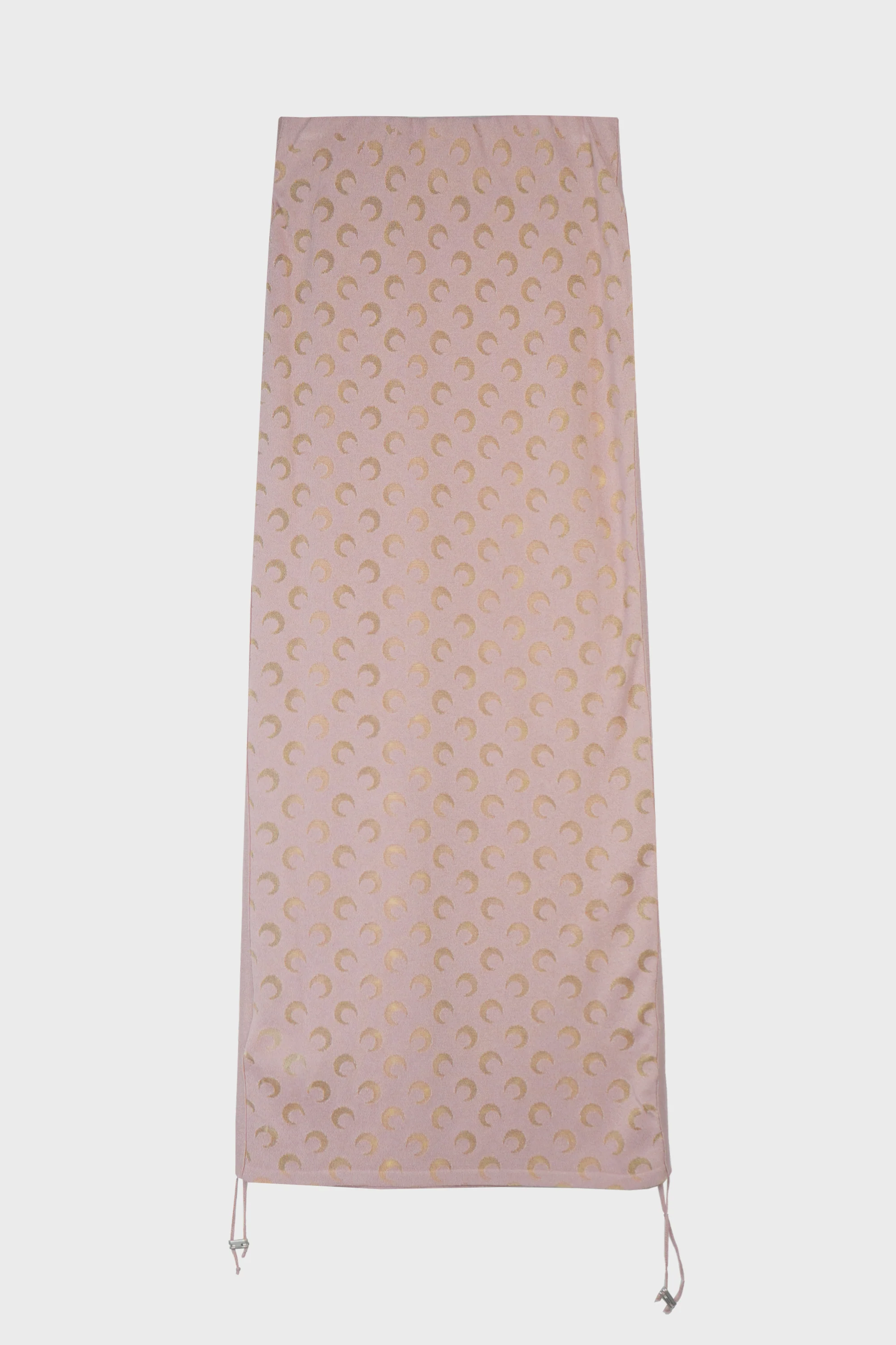 MOON DEVORE MINI SKIRT LIGHT PINK - Image 2