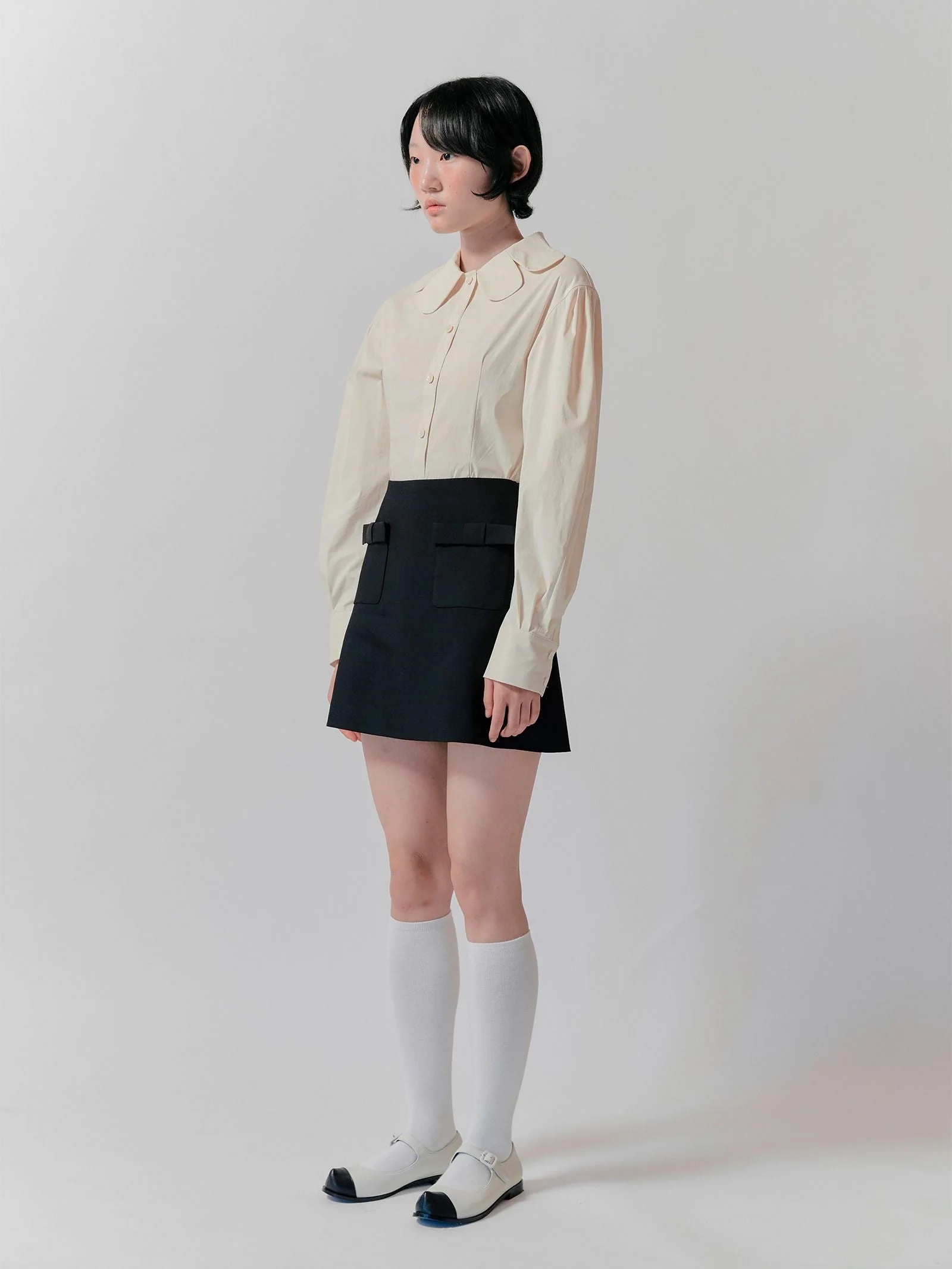 FLOWER COLLAR SLIM SHIRT - Image 4