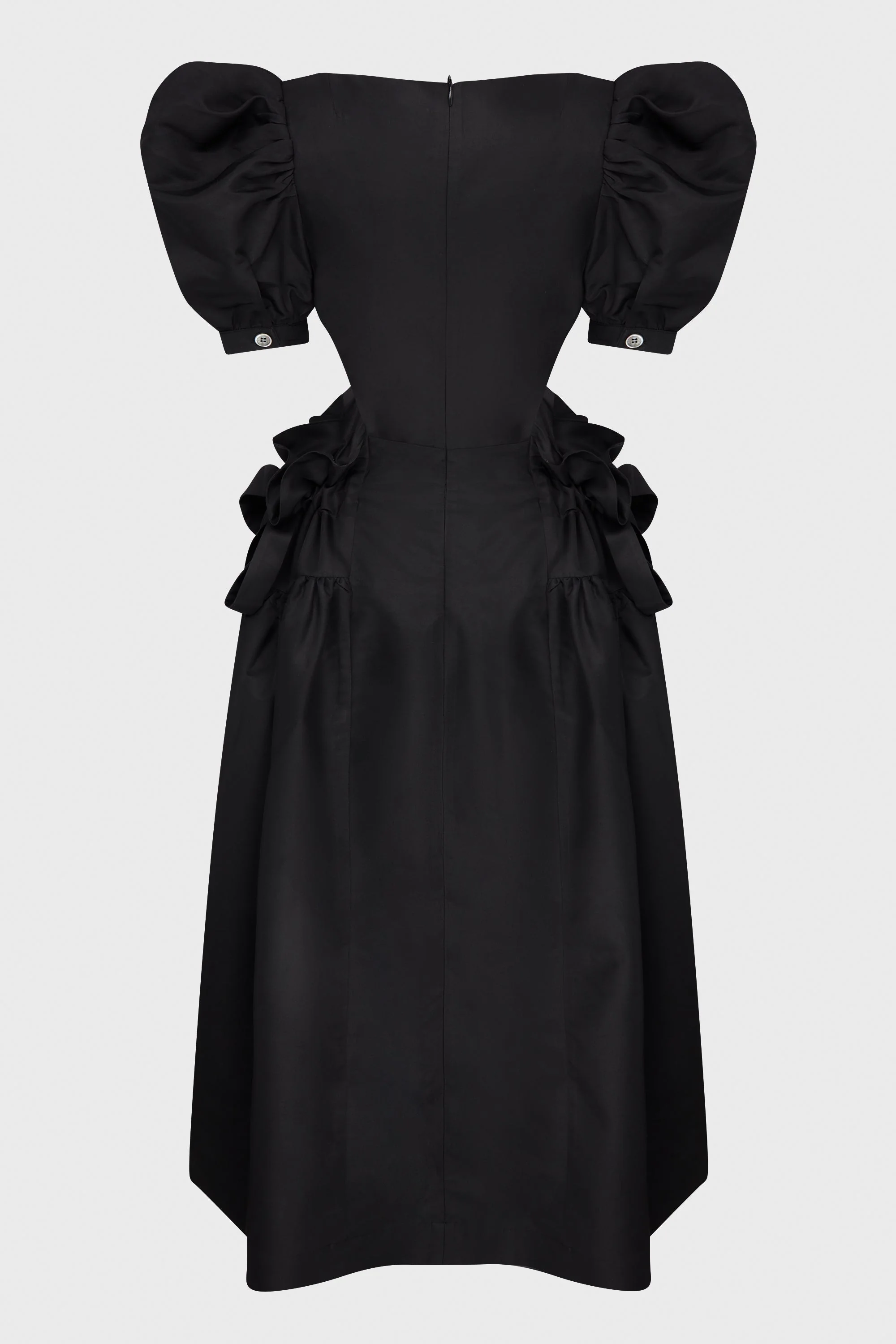 WAIST CUTOUT FAIRY PUFF DRESS - Image 3