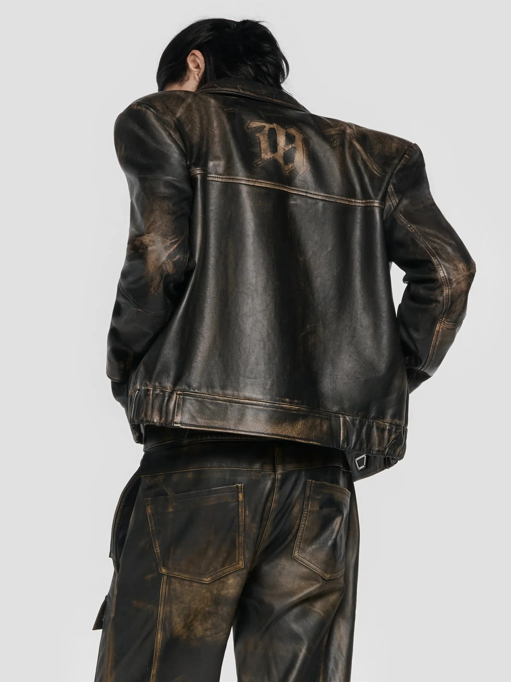 1997 VINTAGE LEATHER JACKET - Image 4