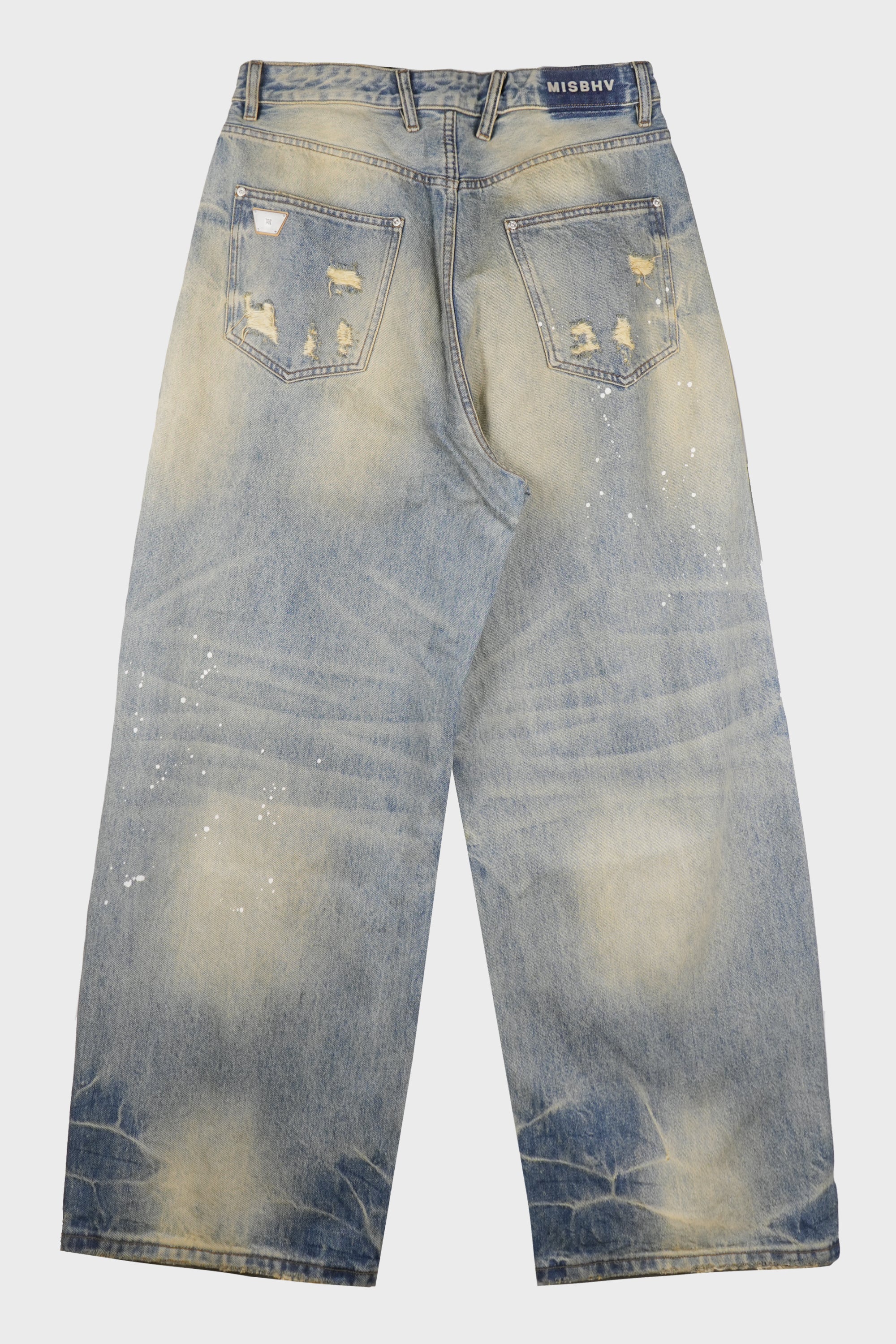 BAGGY DENIM TROUSERS DIRT DENIM - Image 3