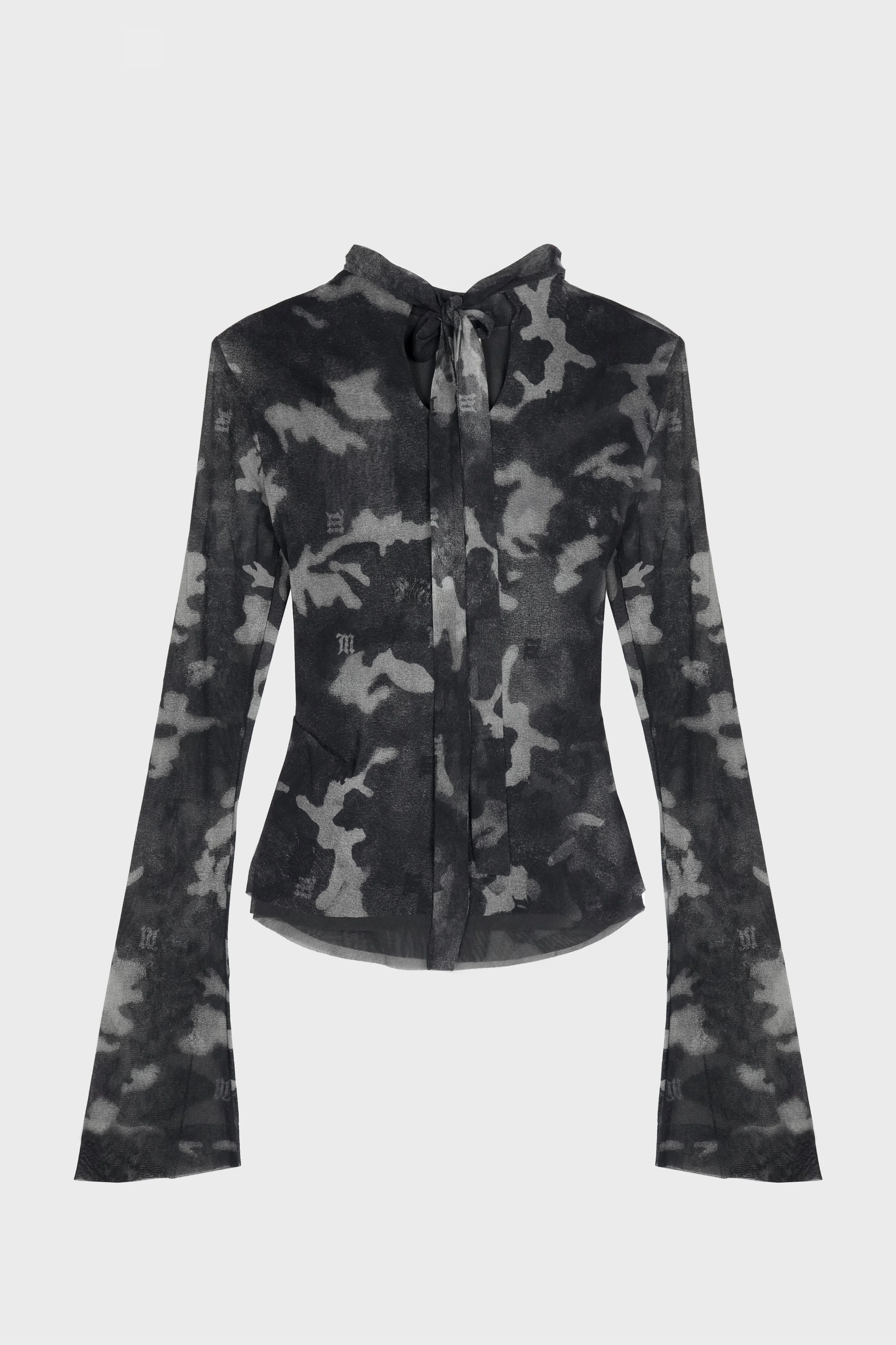 CAMO MESH LONGSLEEVE TOP - Image 3