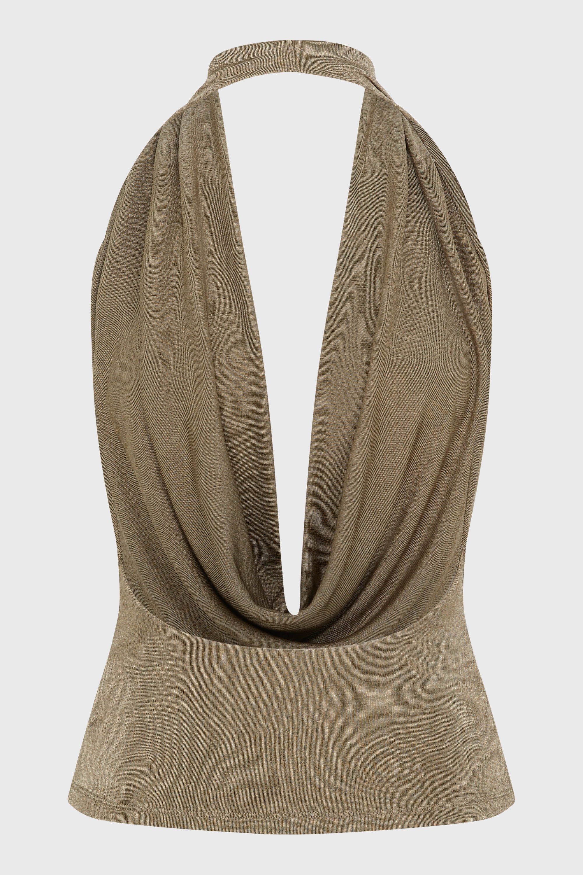 COWL NECK TOP SILVER - Image 3
